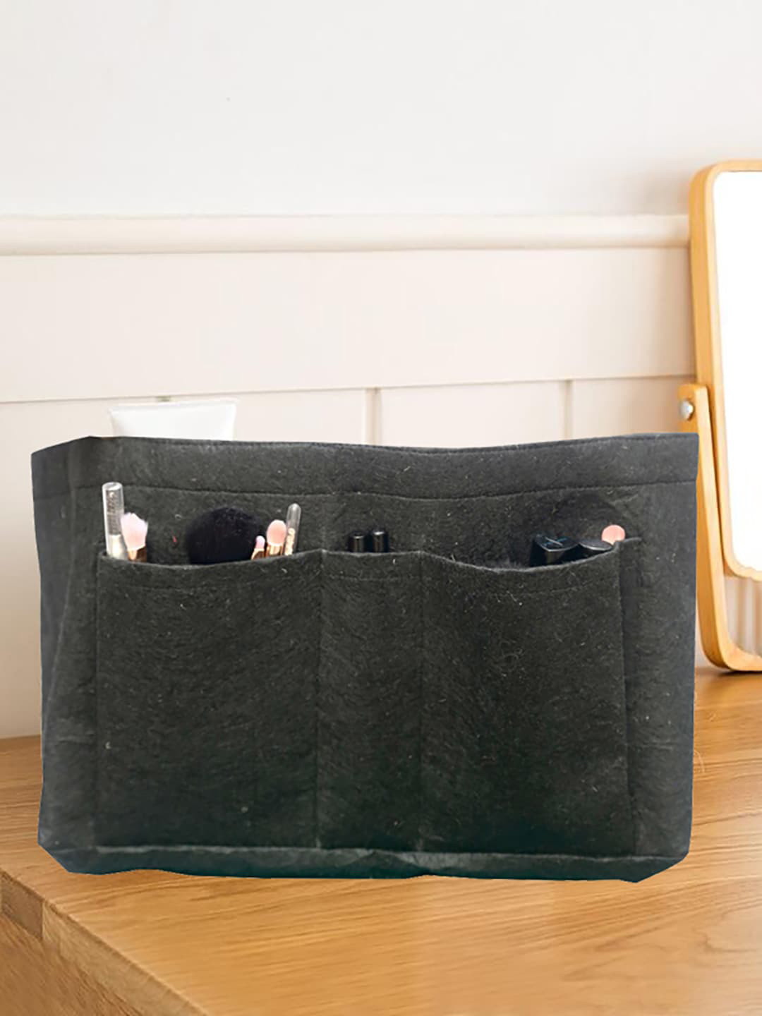 

My Gift Booth Navy Blue Solid Organiser