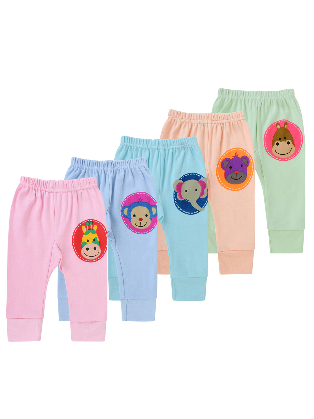 

Superminis Pack of 5 Printed Cotton Lounge Pants, Multi
