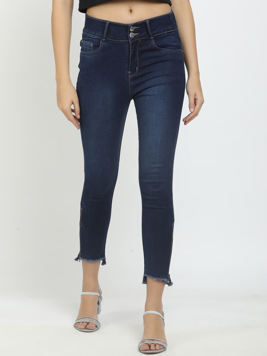

V-Mart Women Blue Classic Light Fade Jeans