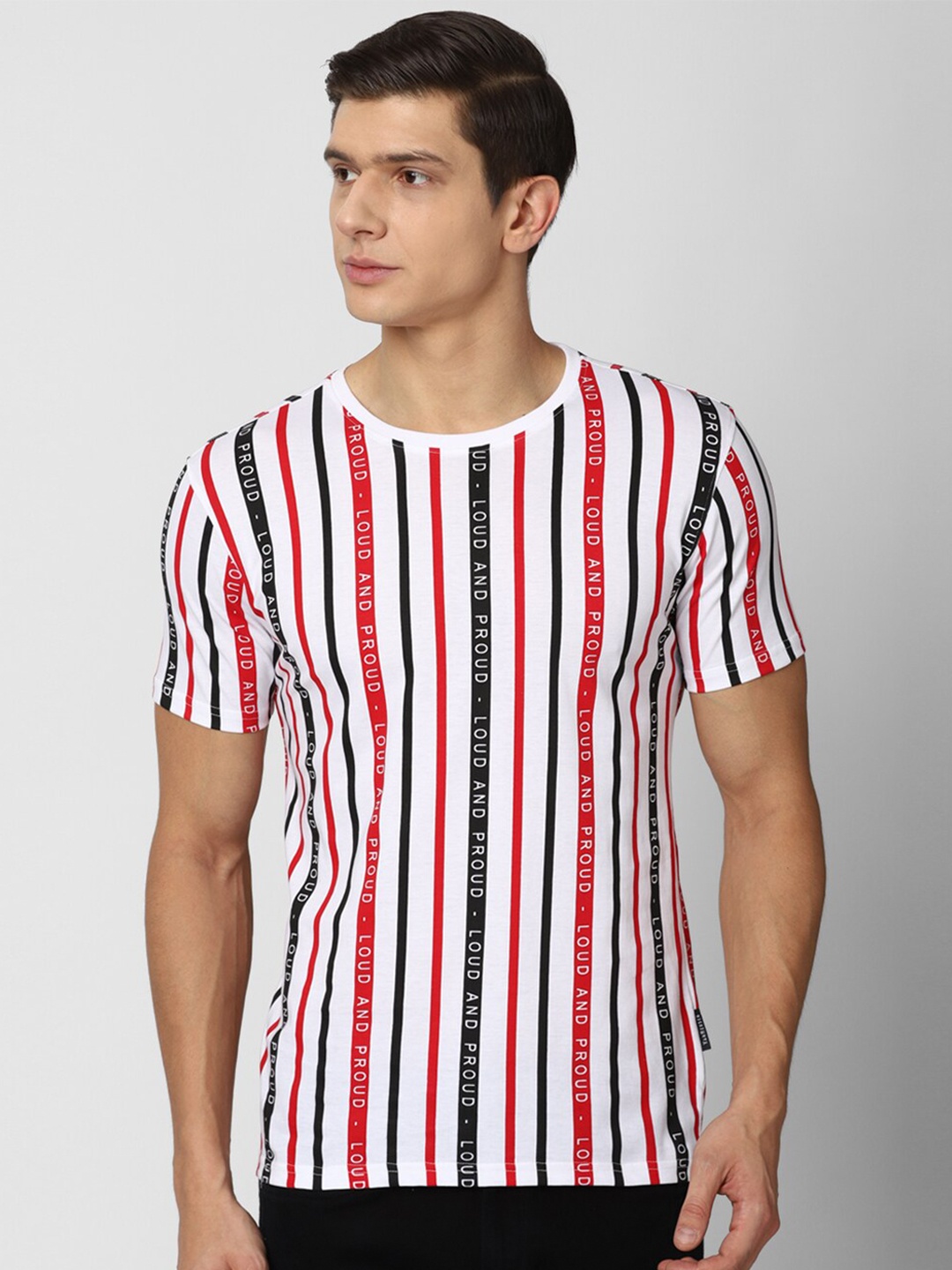 

Van Heusen Sport Men Striped T-shirt, White