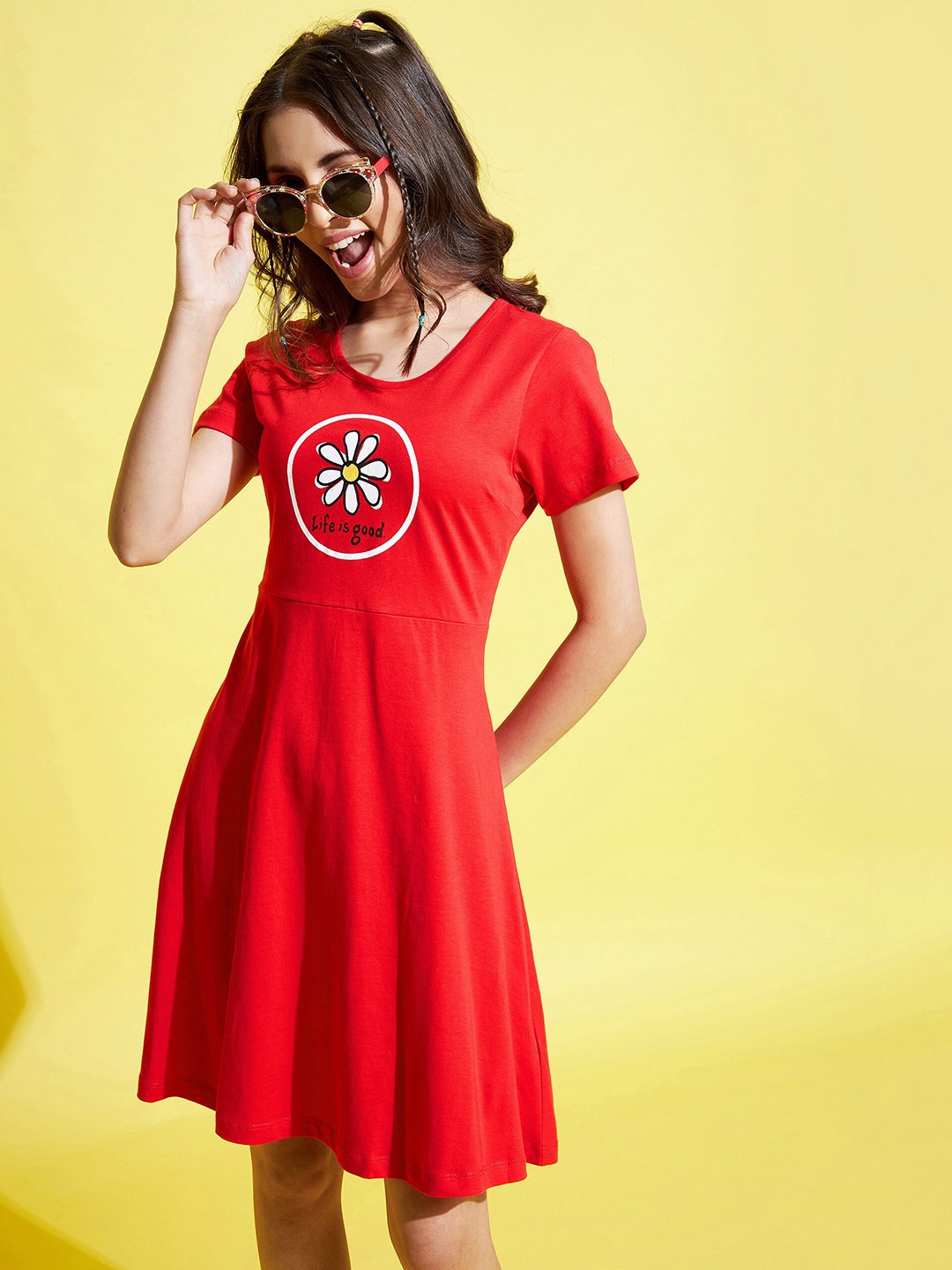 

Noh Voh - SASSAFRAS Kids Red Dress