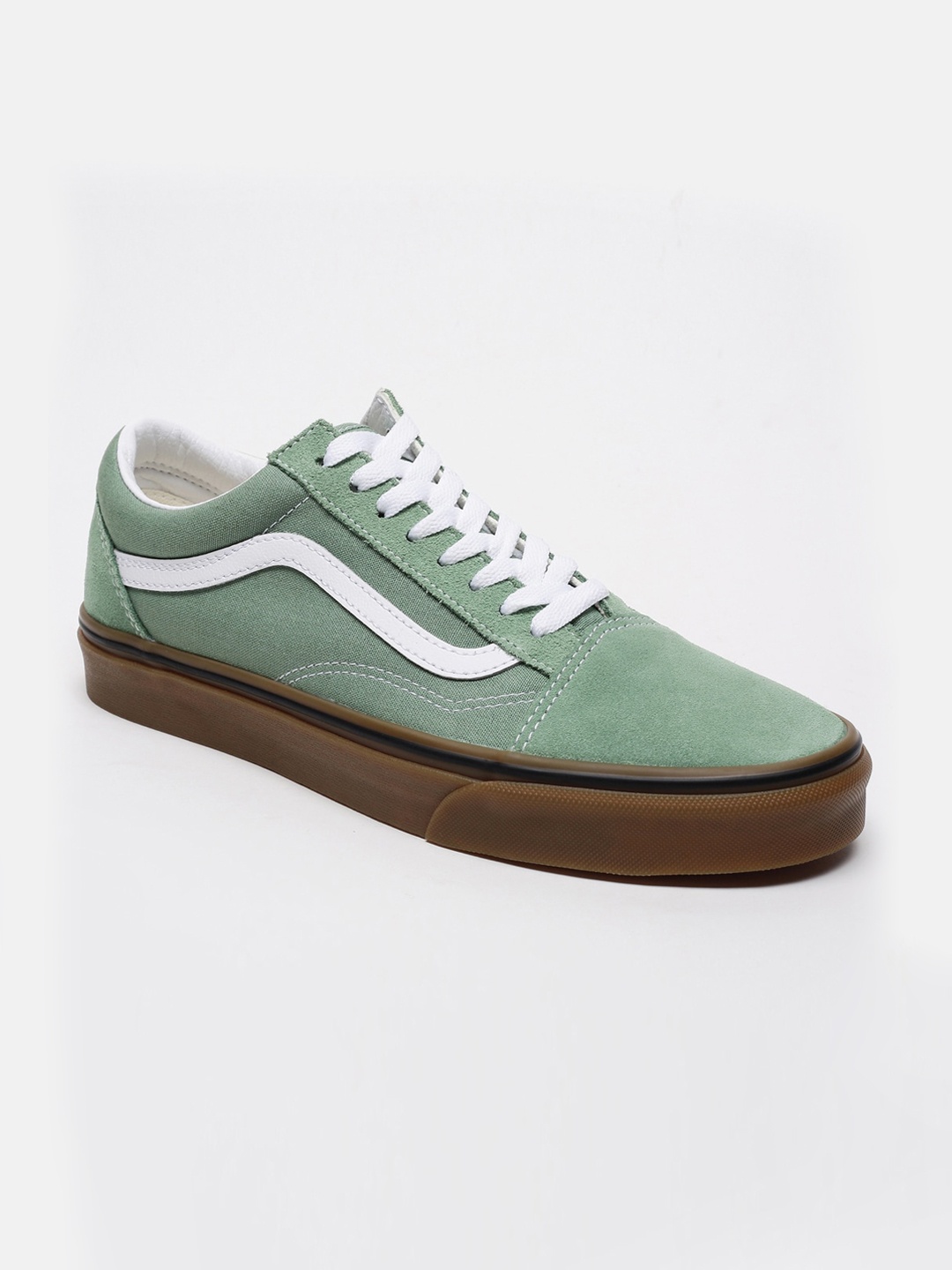 

Vans Unisex Green Colourblocked Sneakers