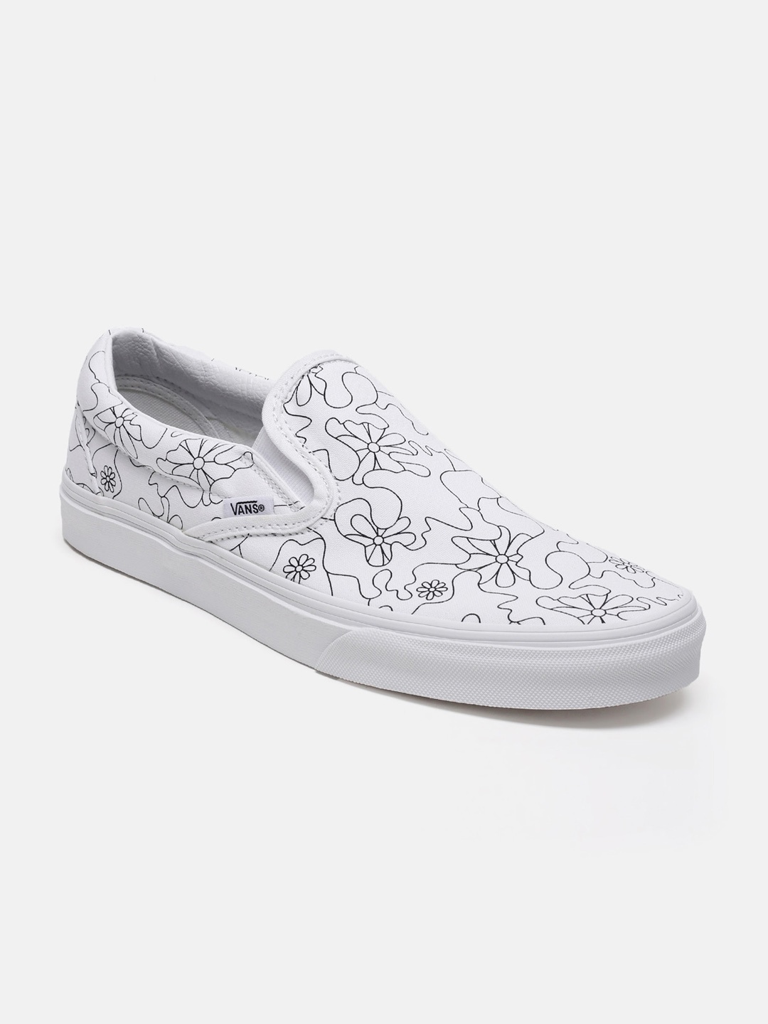 

Vans Unisex White Printed Sneakers