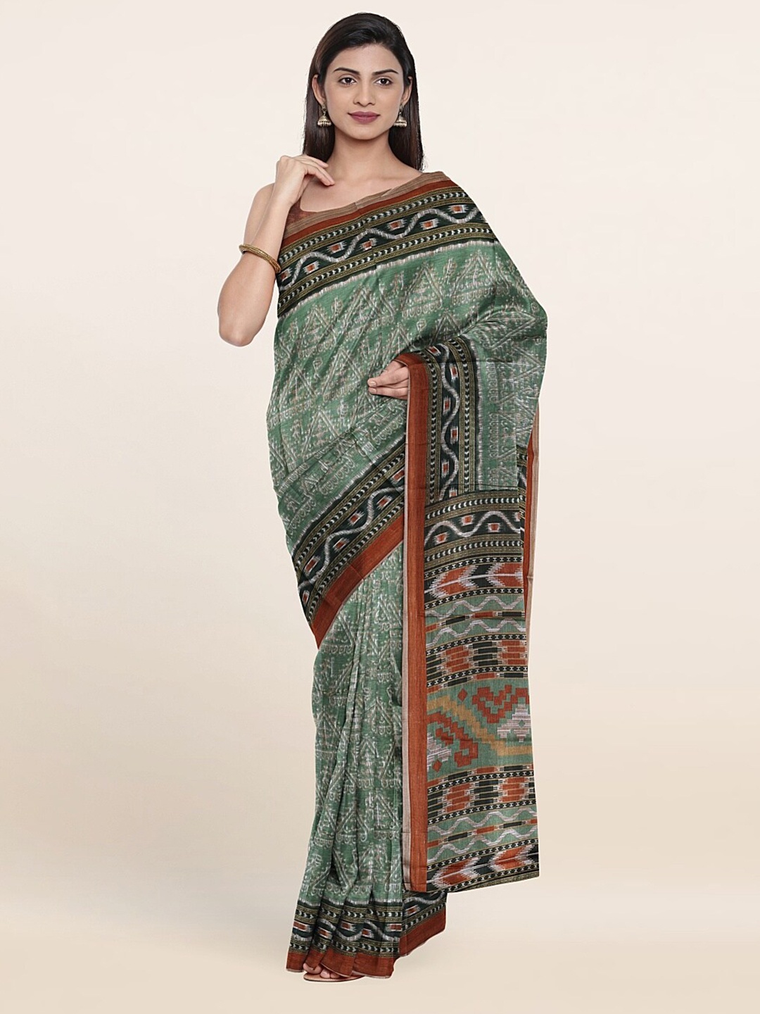 

Pothys Green Art Silk Saree