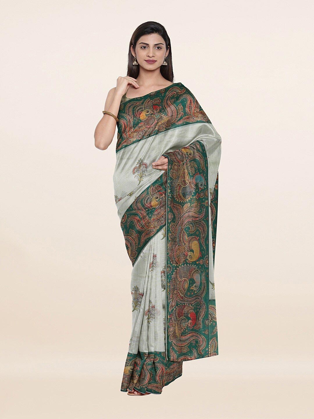 

Pothys Green Art Silk Saree