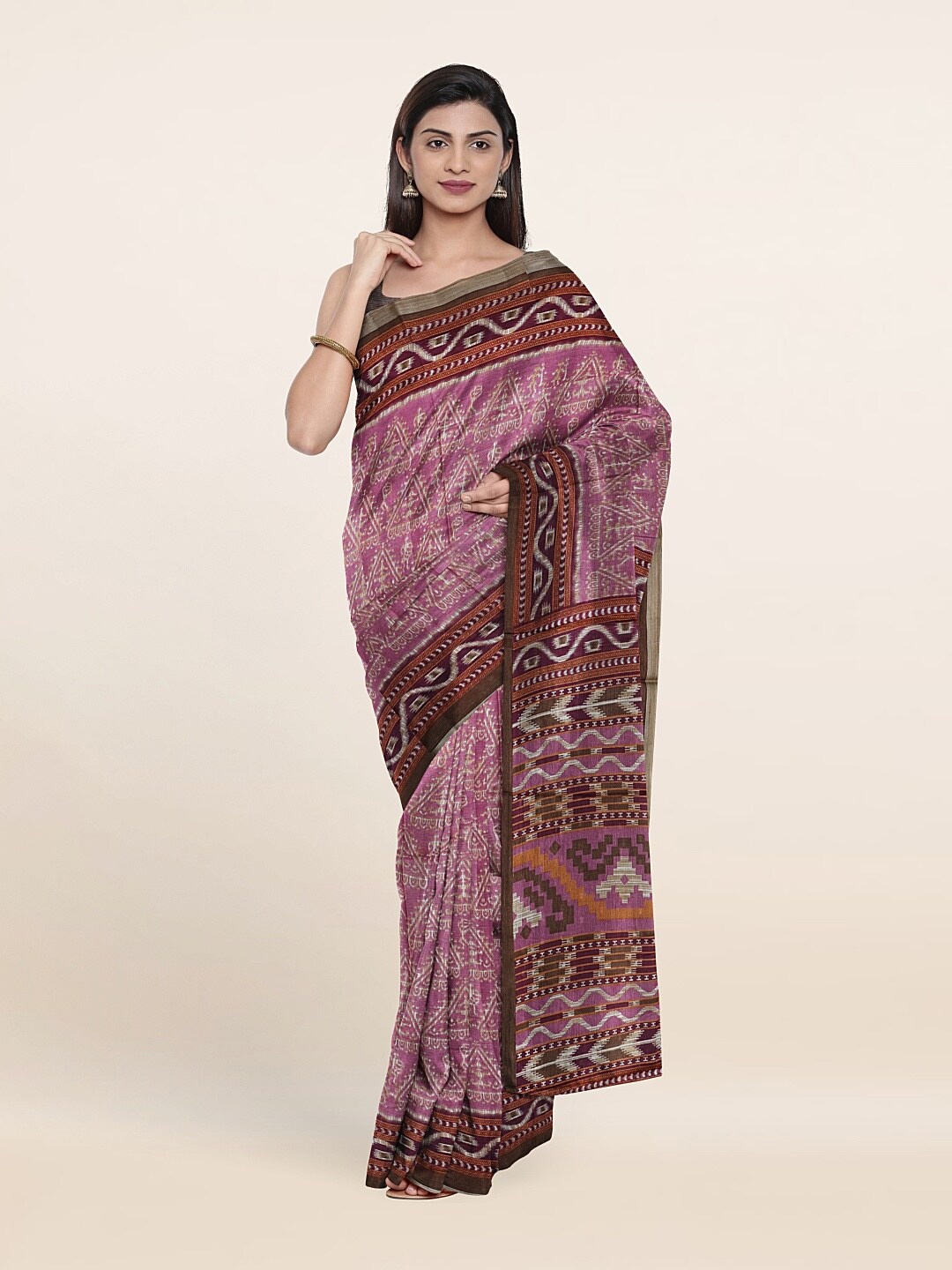 

Pothys Lavender Art Silk Saree