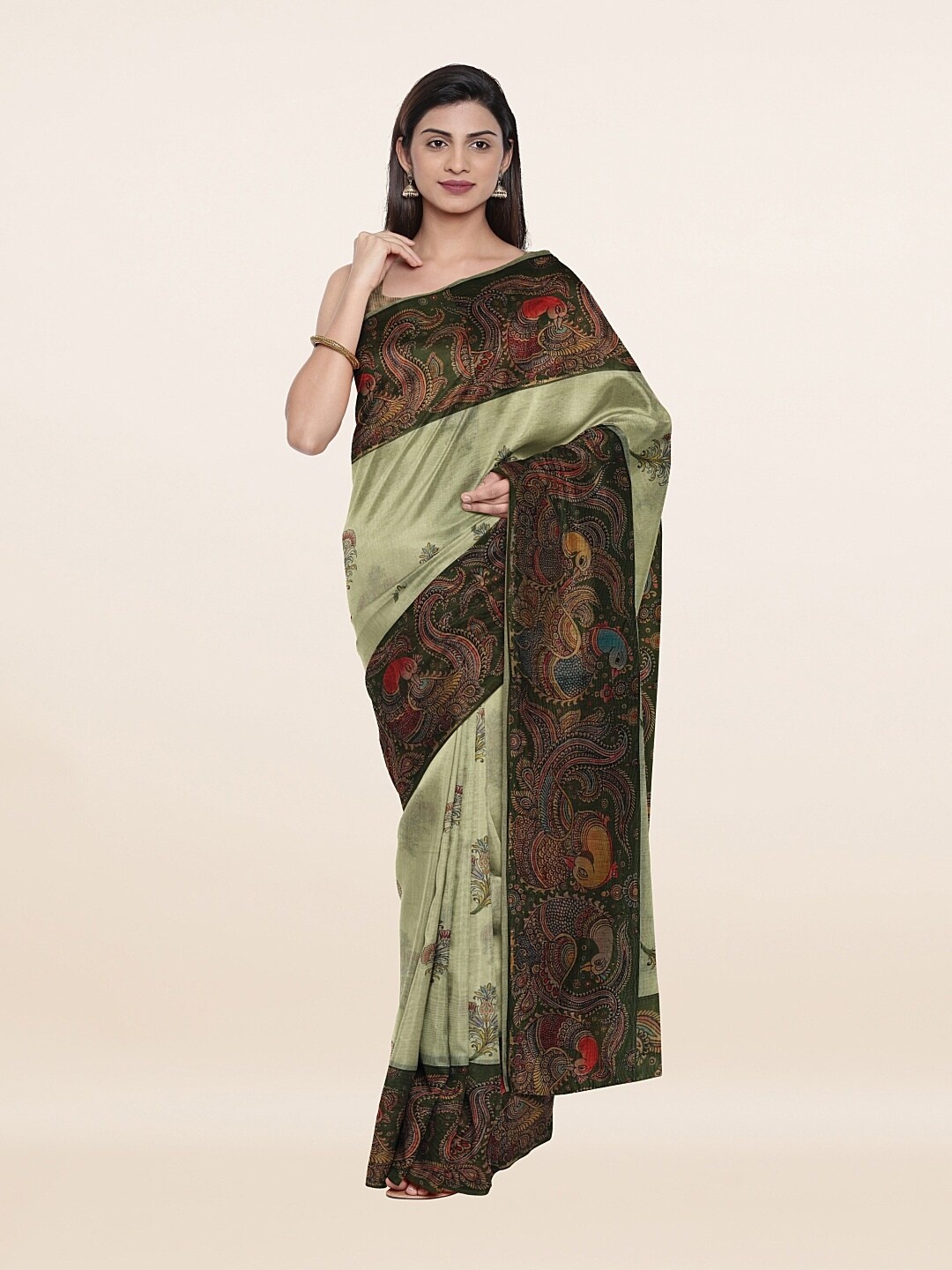 

Pothys Green Art Silk Saree