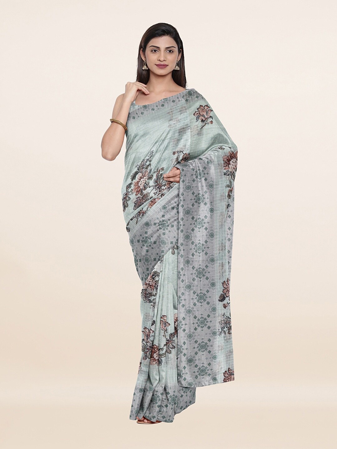 

Pothys Green Art Silk Saree