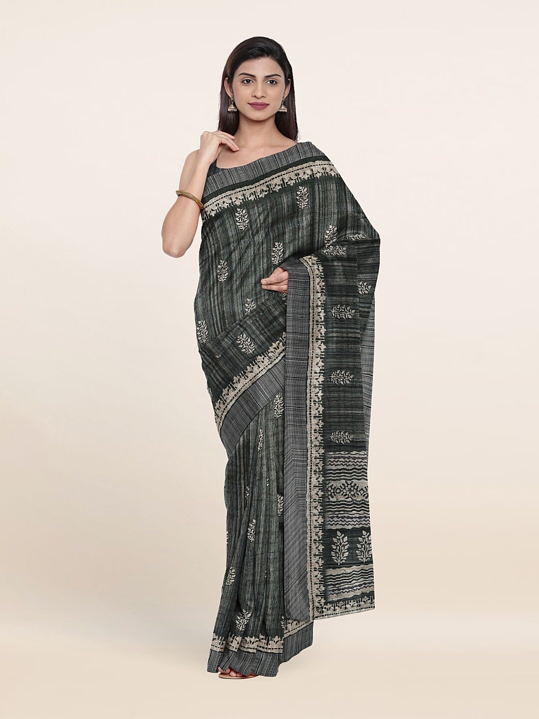 

Pothys Green Art Silk Saree