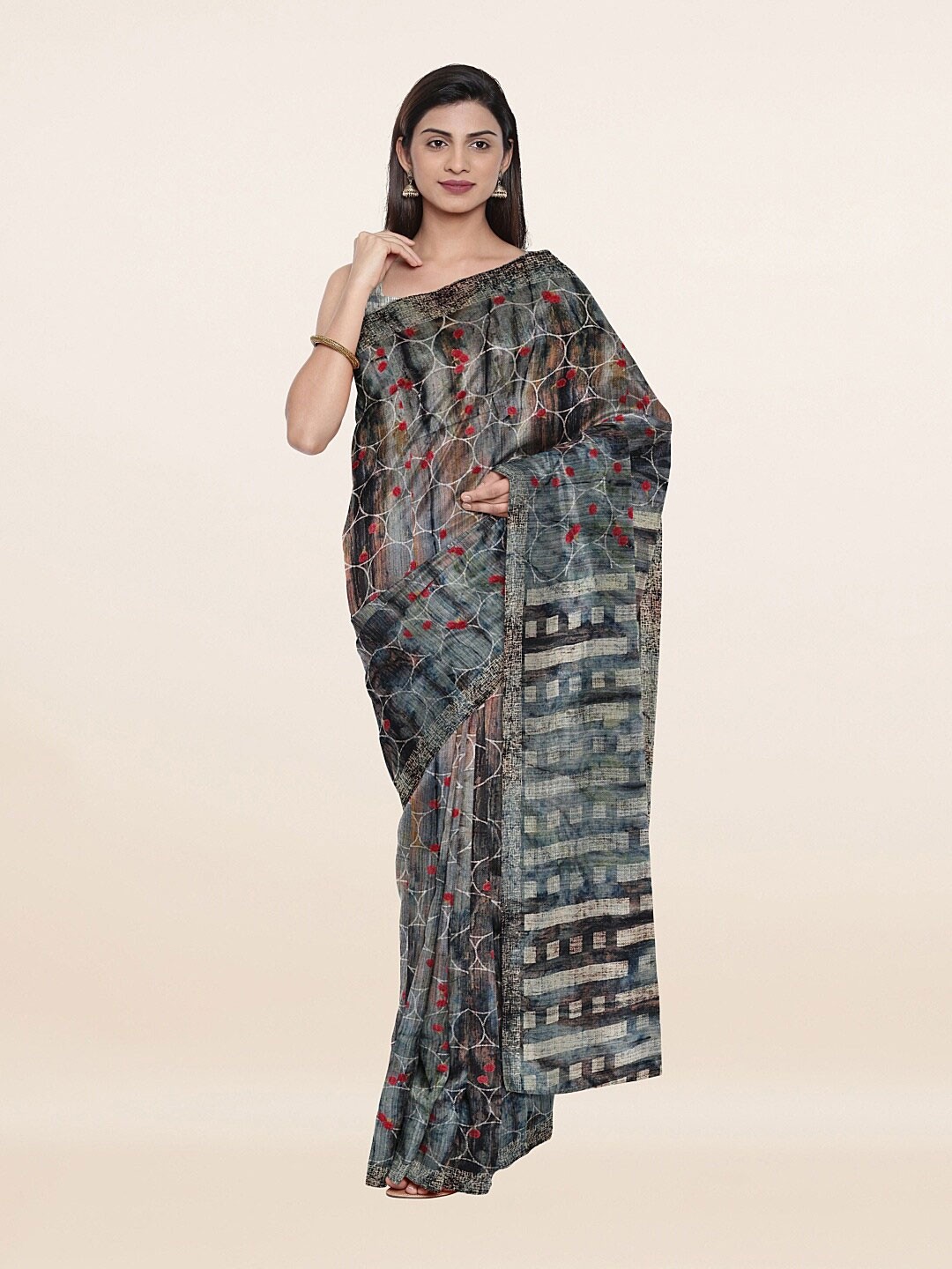 

Pothys Green Art Silk Saree