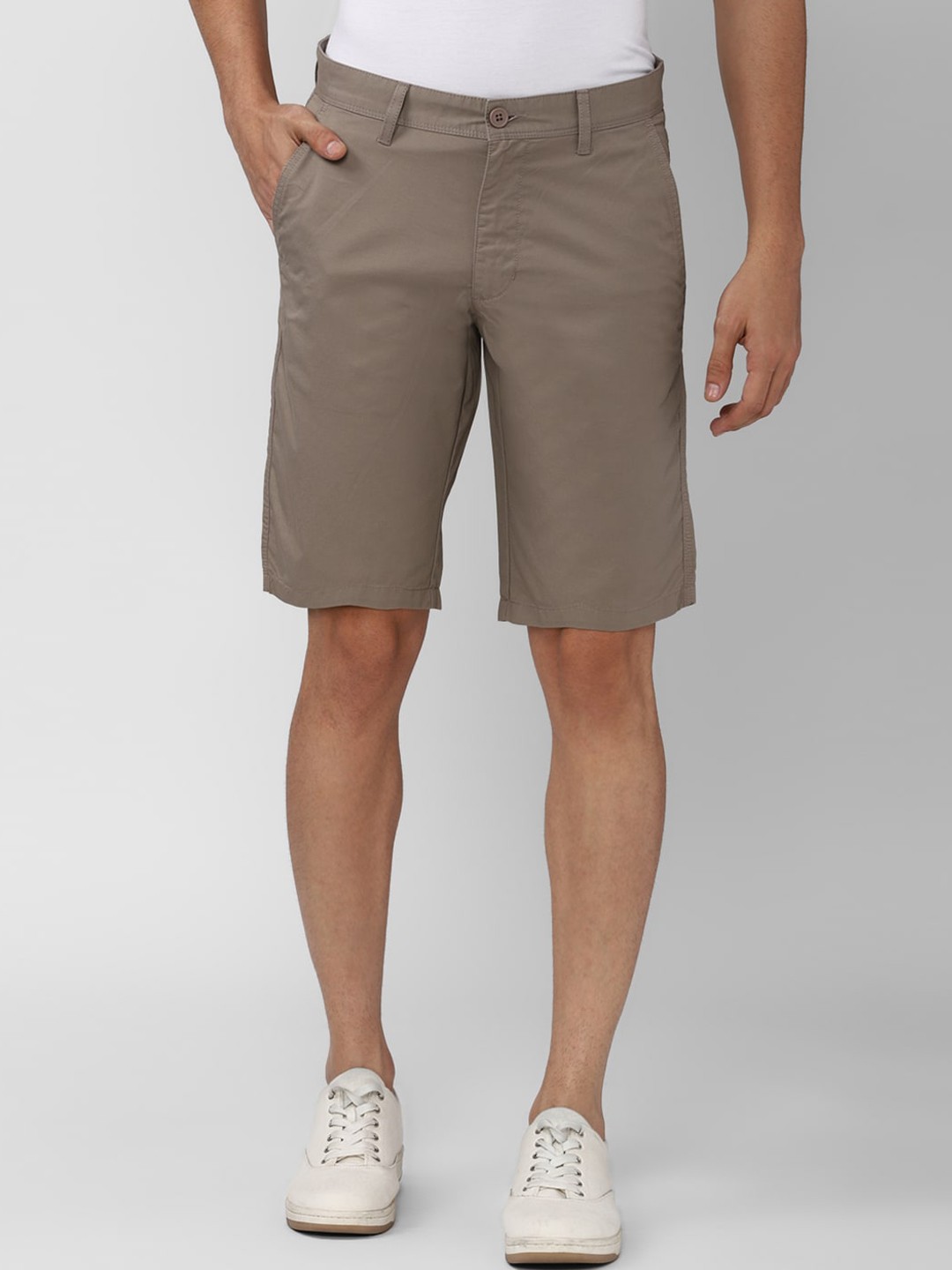 

Van Heusen ACADEMY Men Brown Shorts