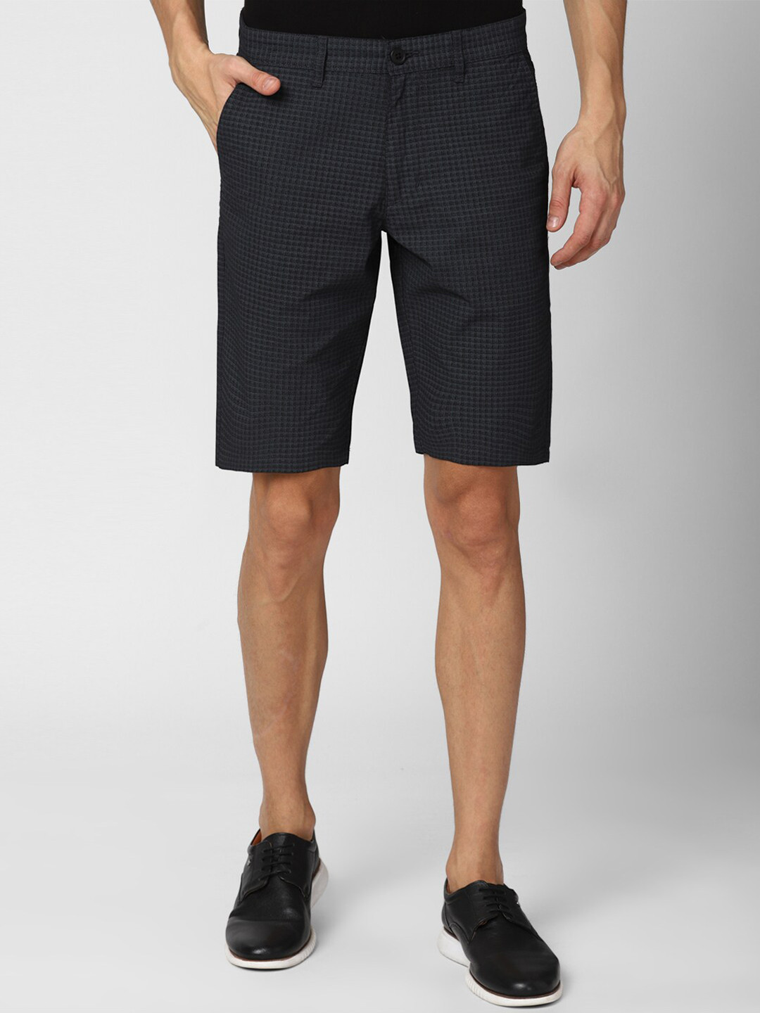 

Van Heusen ACADEMY Men Grey Printed Shorts