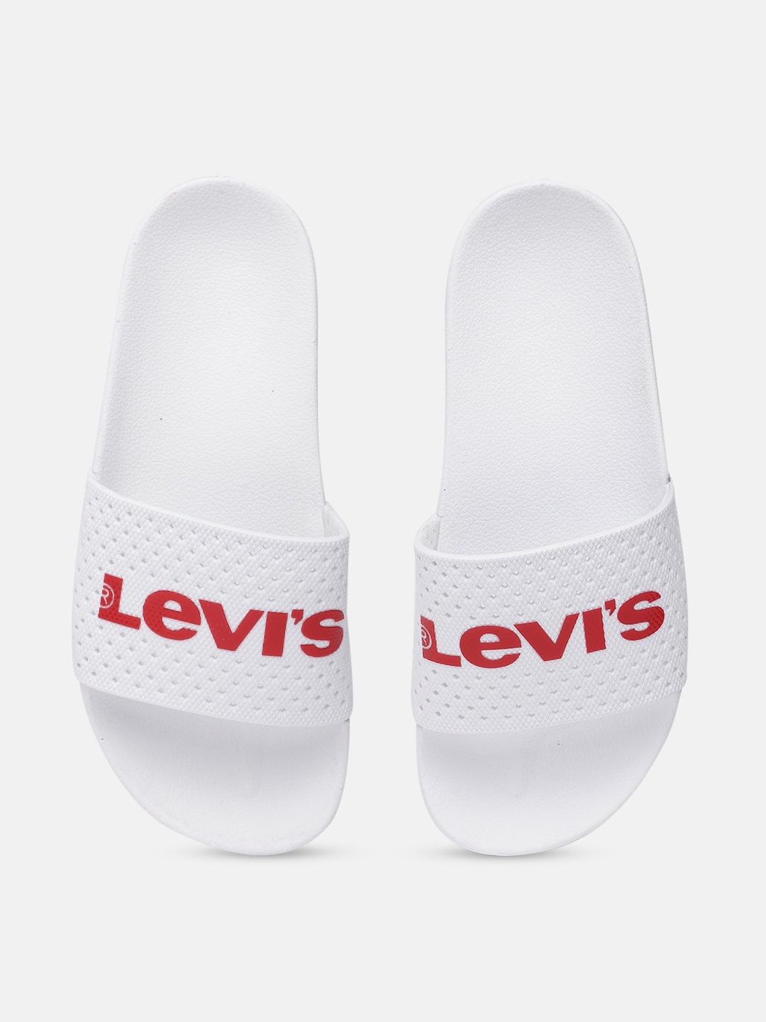 

Levis Women White Printed Sliders