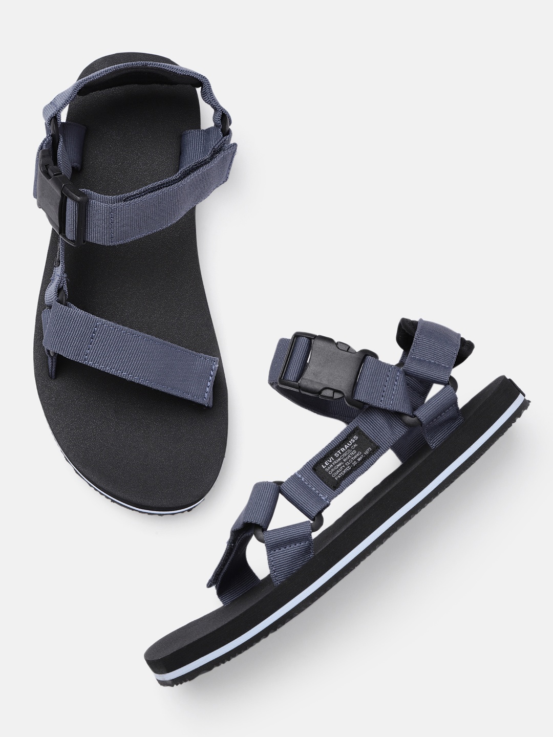 

Levis Men Navy Blue Tahoe Sports Sandals