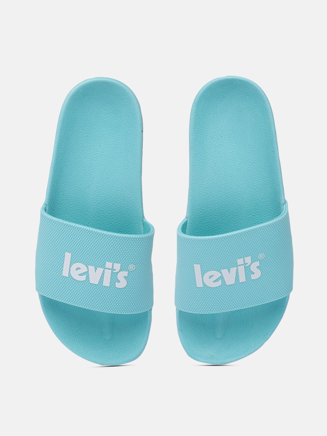 

Levis Women Blue Printed Sliders