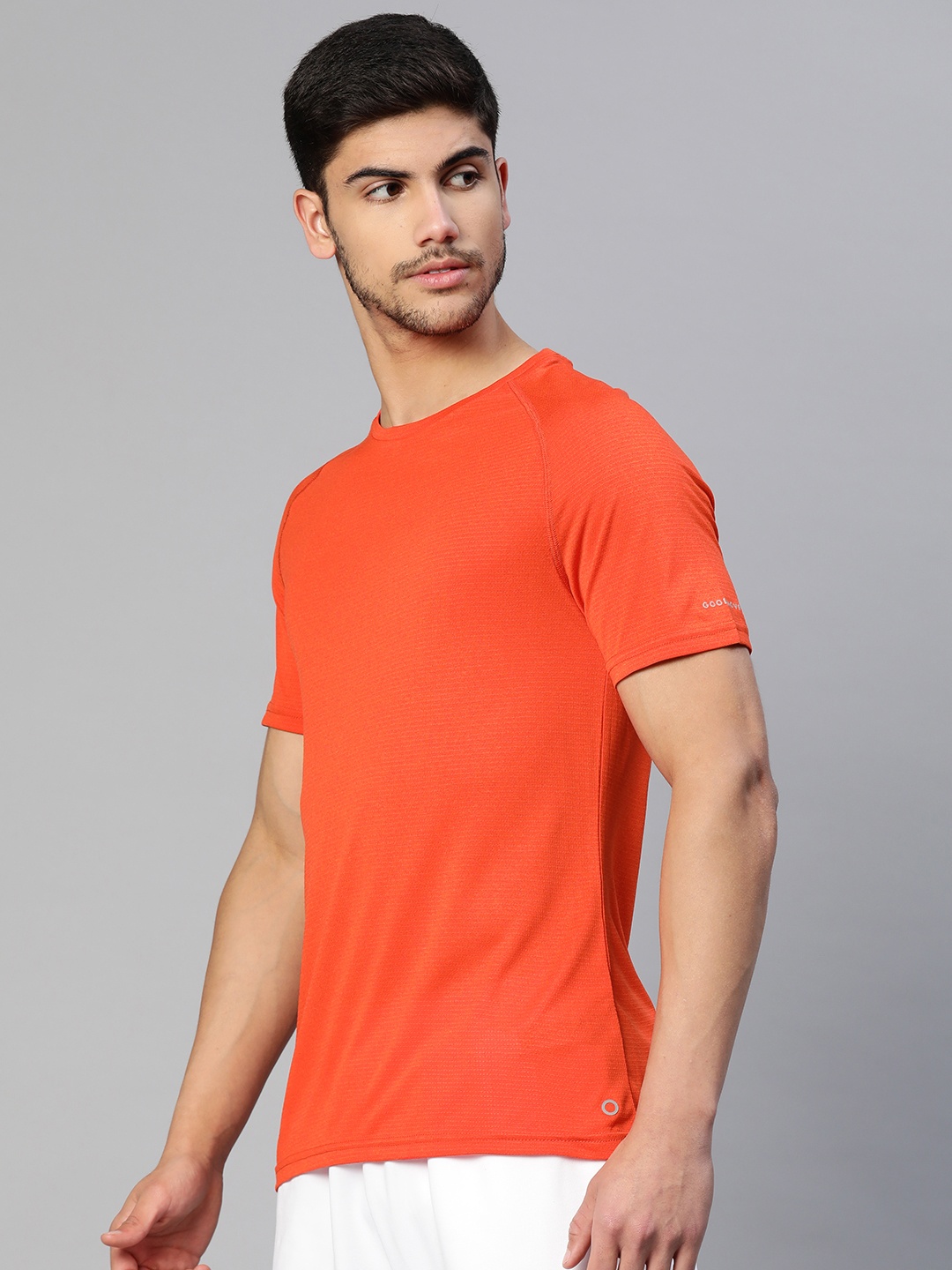 

Marks & Spencer Men Raglan Sleeves T-shirt, Orange