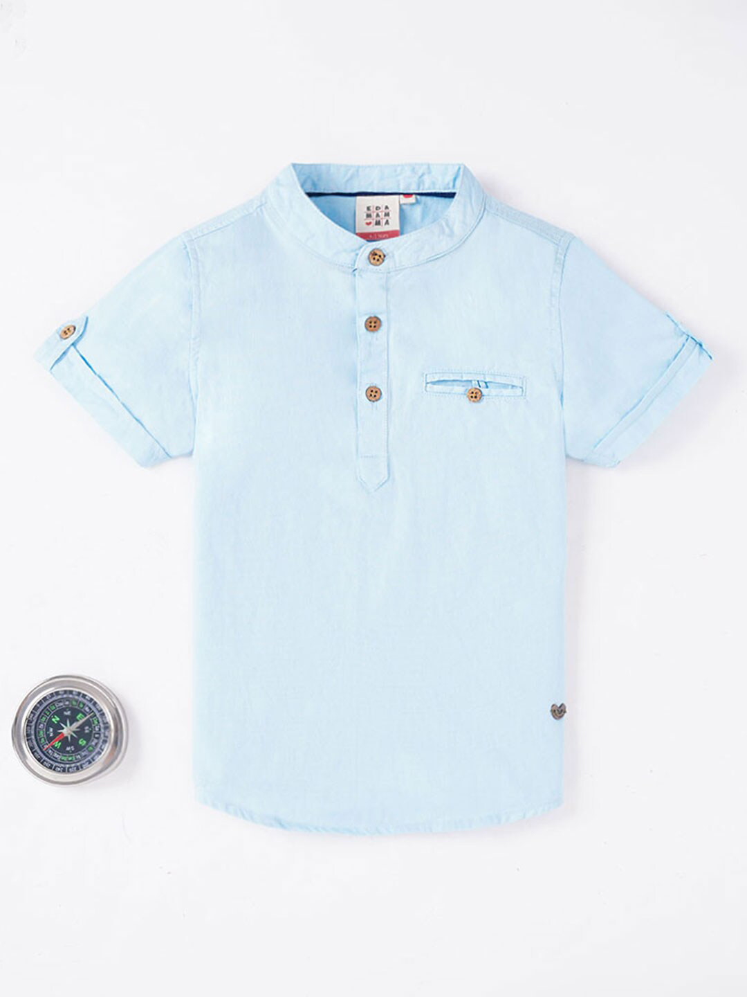 

Ed-a-Mamma Boys Blue Casual Shirt