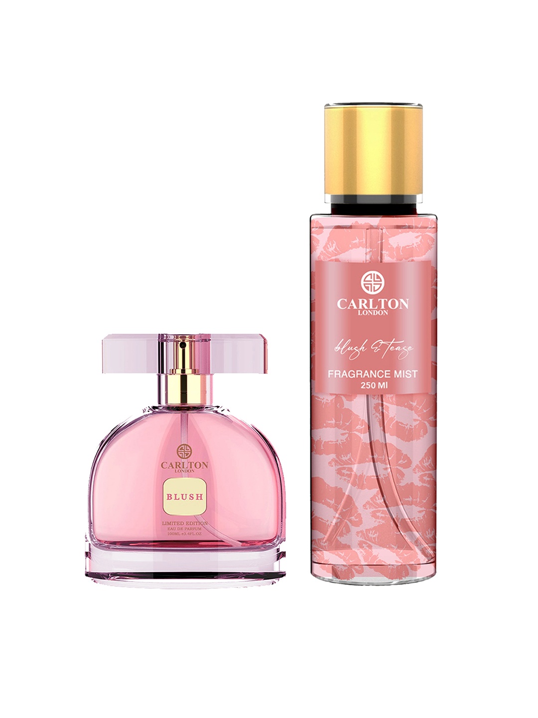 

Carlton London Women Set of Blush Eau de Parfum 100ml & Blush & Tease Body Mist 250ml, Pink