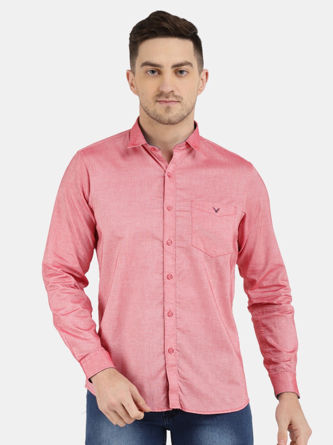 

V-Mart Men Red Casual Shirt