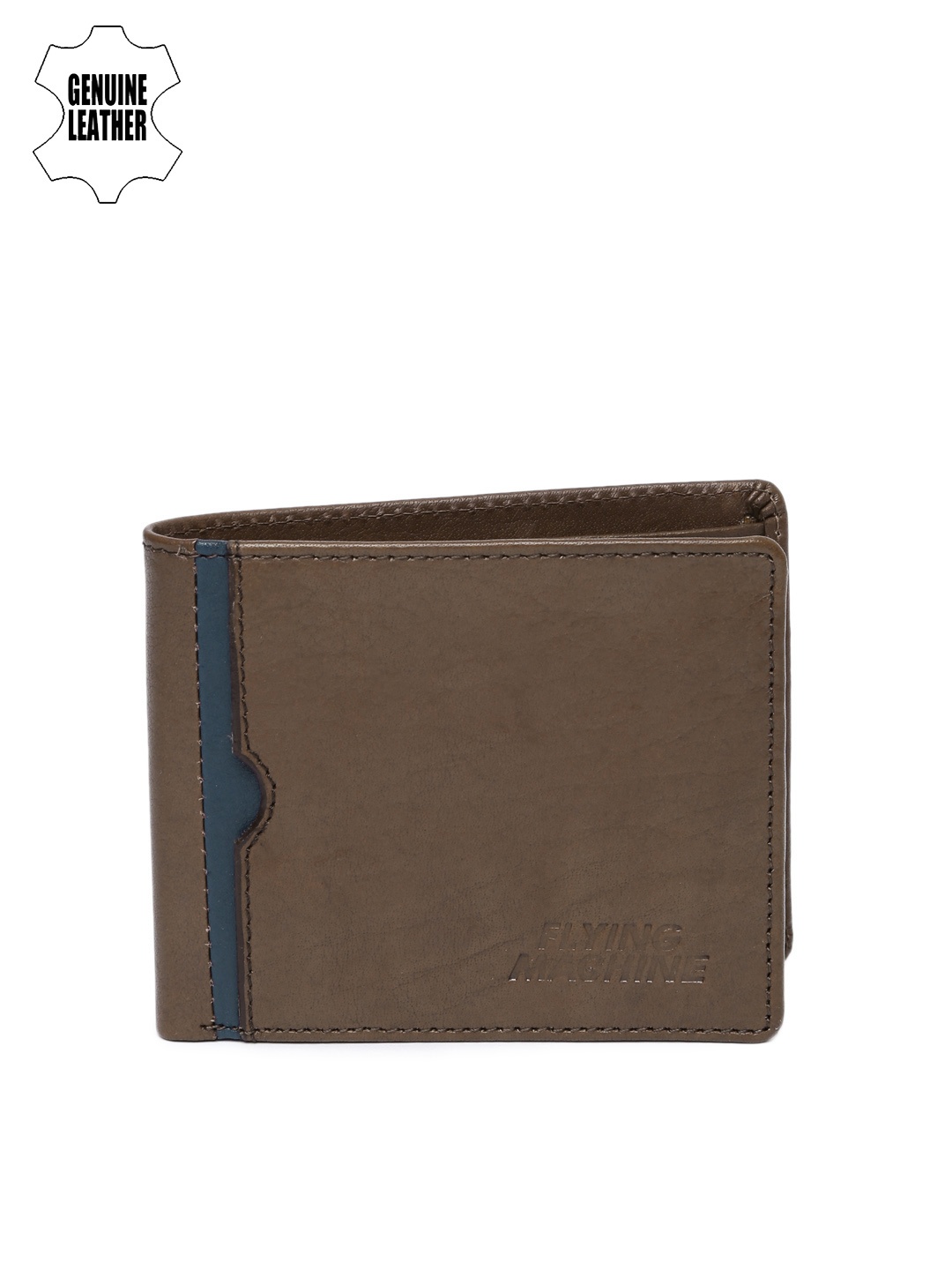 

Flying Machine Men Brown Leather Wallet