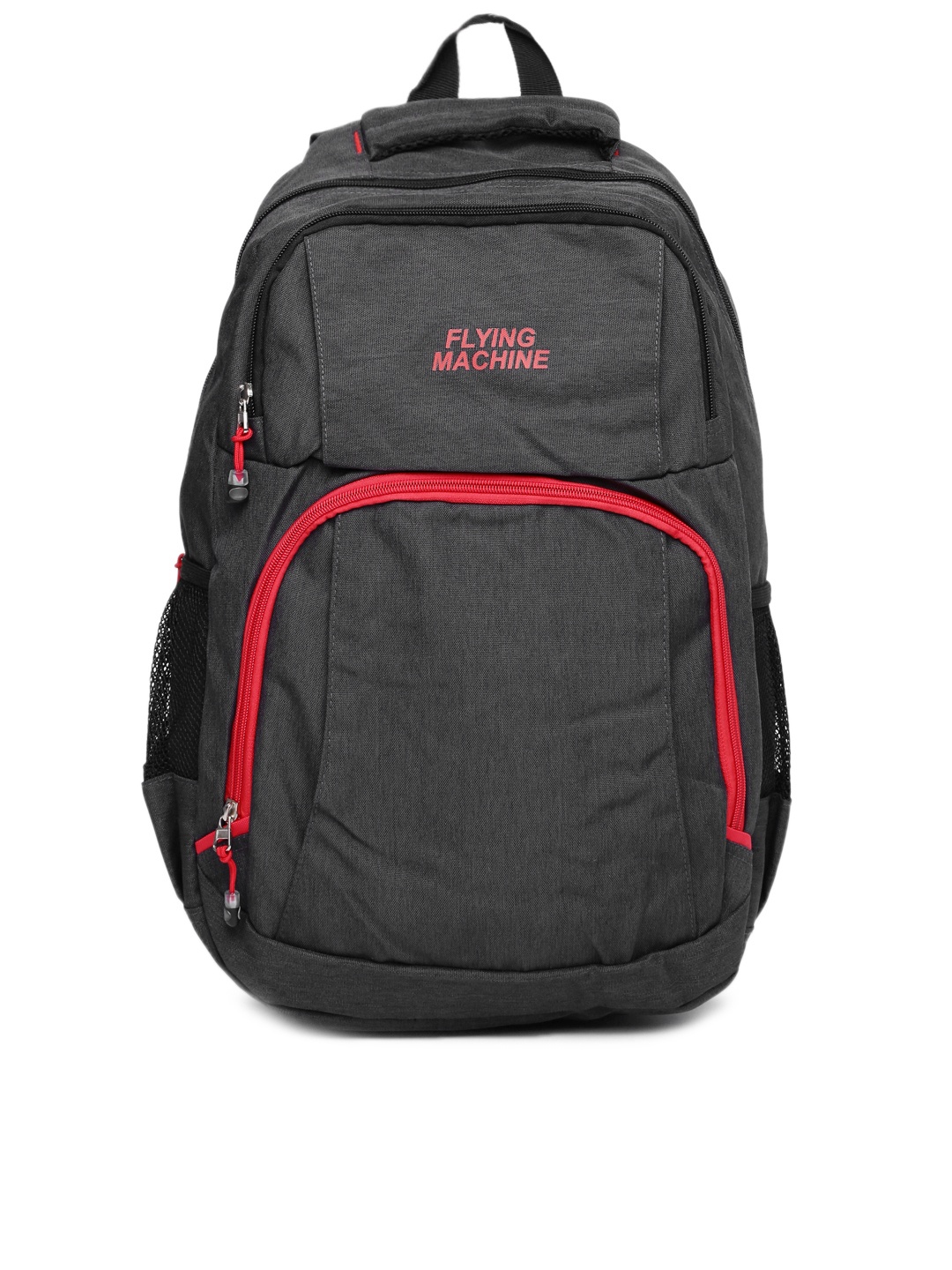 

Flying Machine Unisex Charcoal Grey Laptop Backpack