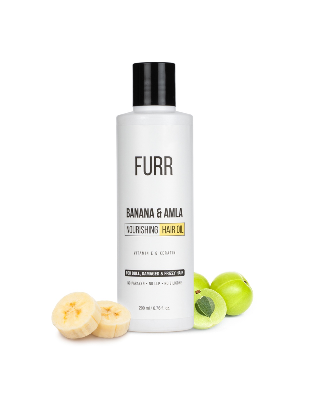 

PEESAFE Furr Banana & Amla Nourishing Hair Oil with Vitamin E & Keratin - 200 ml, White