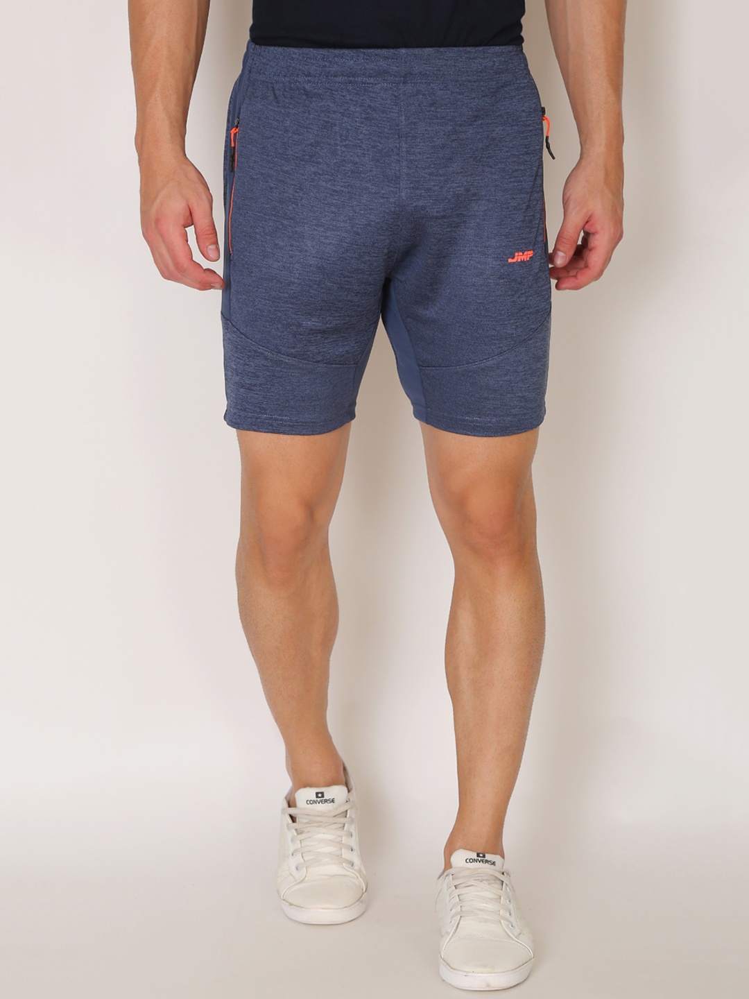 

JMP Men Navy Blue Slim Fit Outdoor Shorts