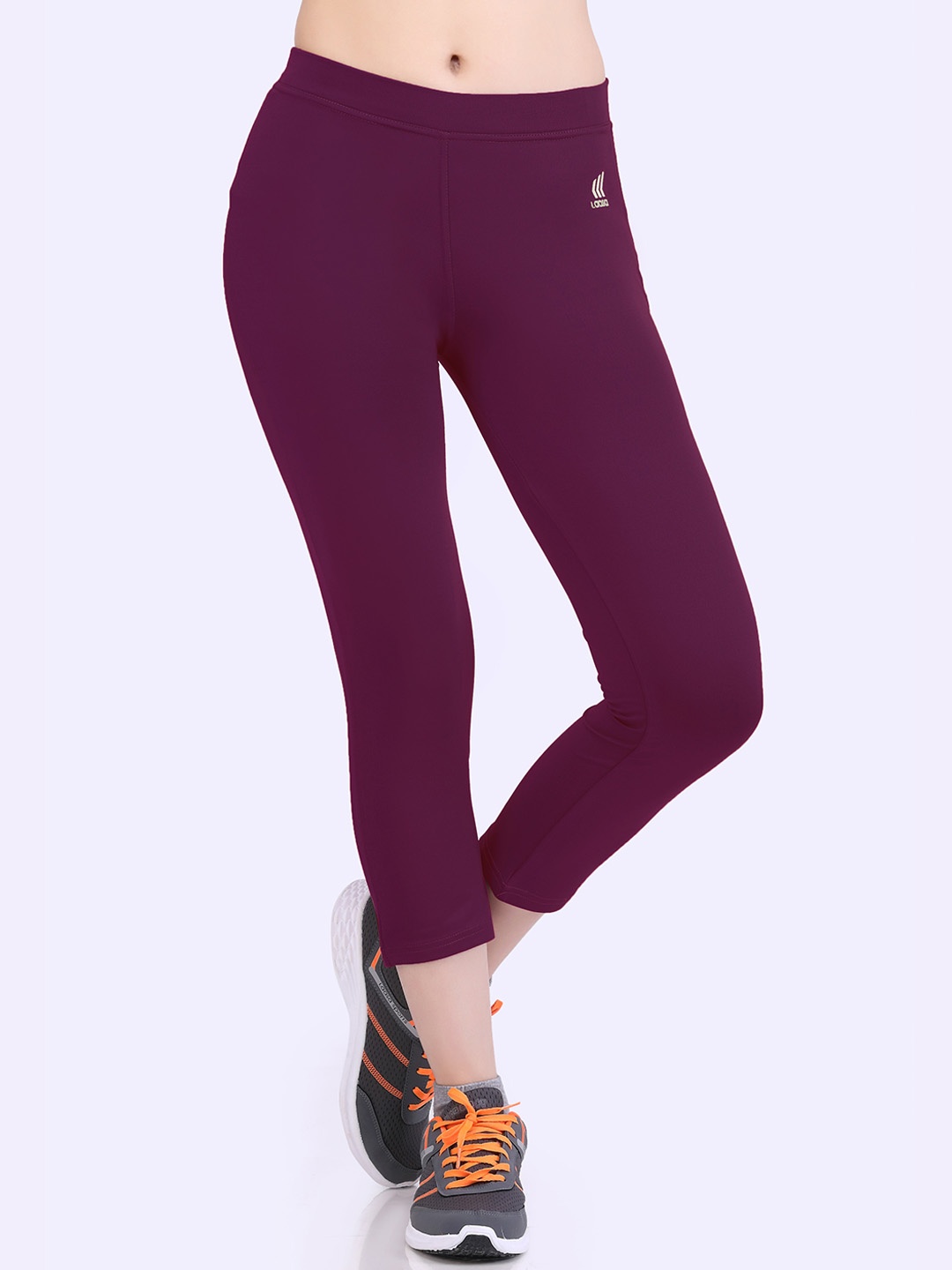 

LAASA SPORTS Women Purple Capris