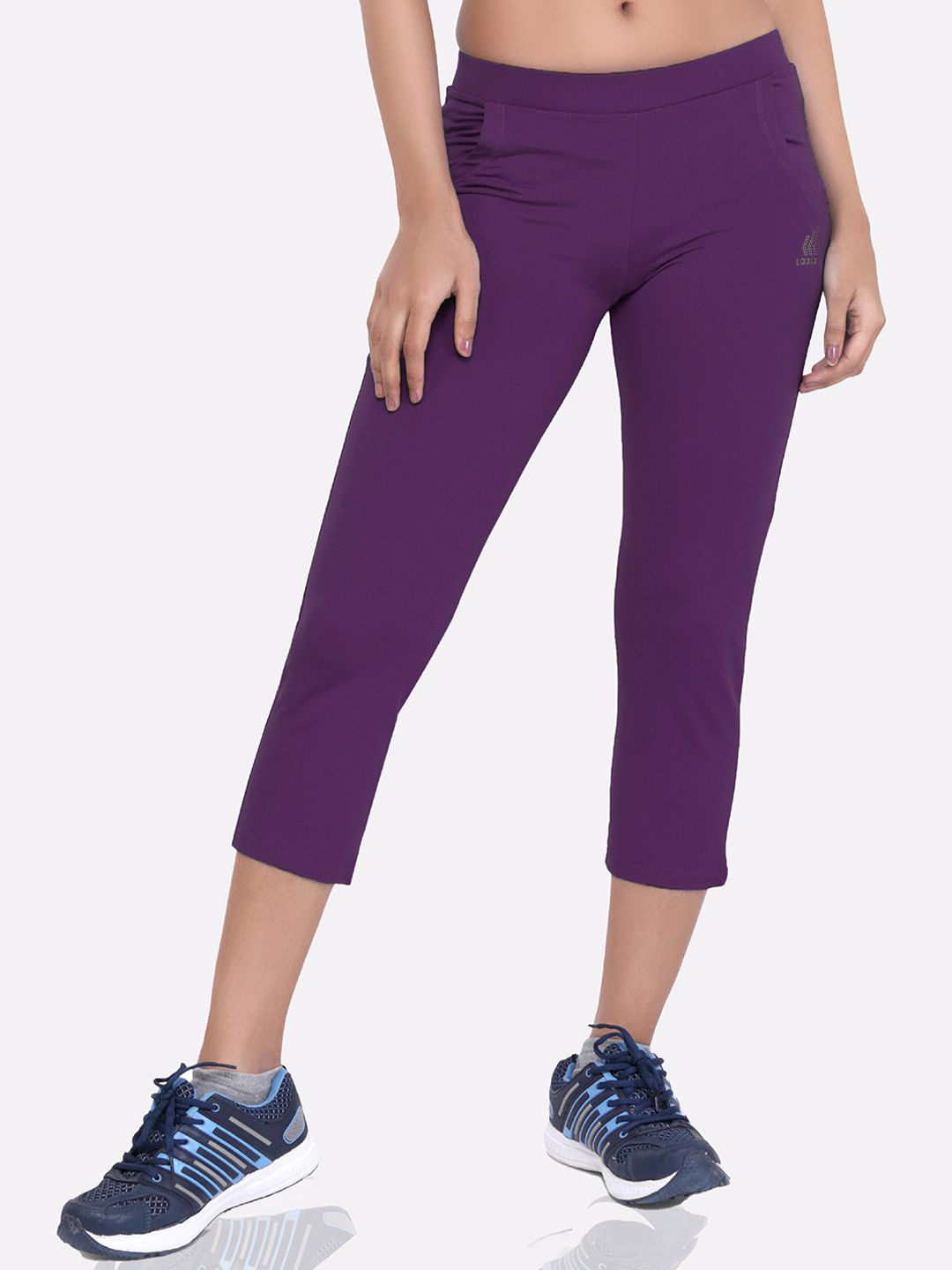 

LAASA SPORTS Women Purple Capris