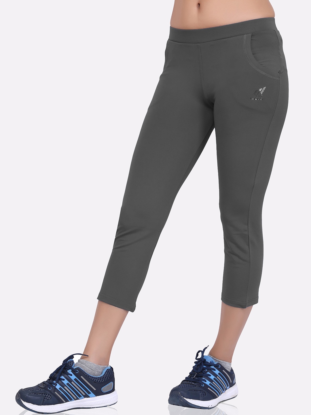 

LAASA SPORTS Women Grey Capris