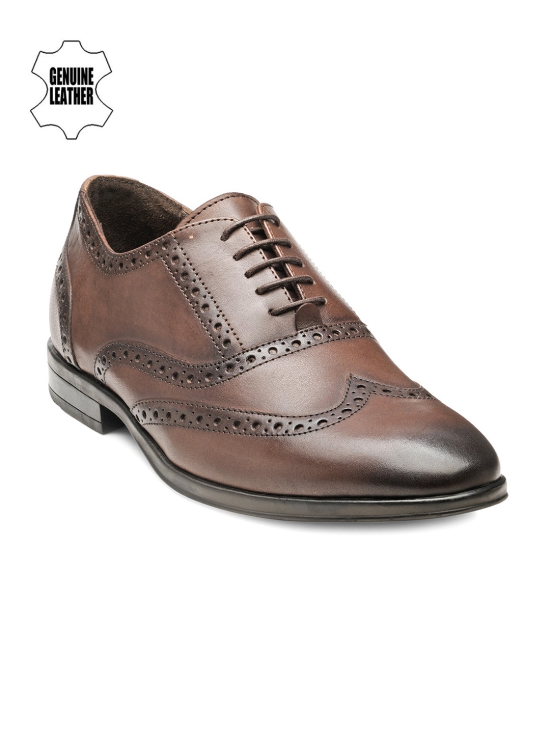 

Teakwood Leathers Men Brown Leather Brogues