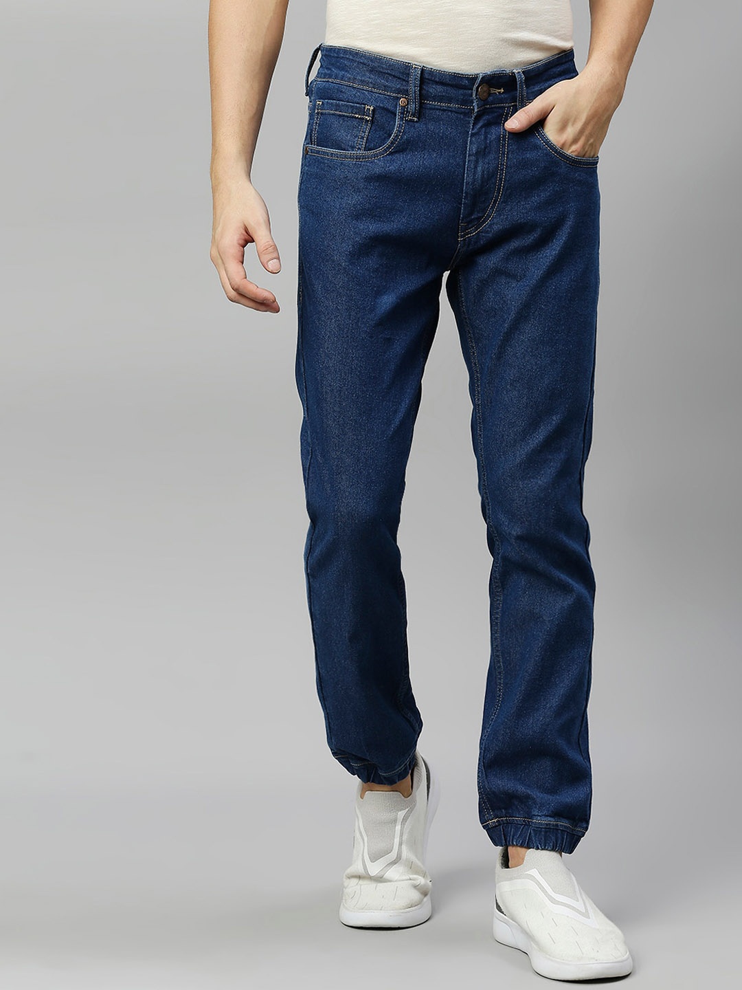 

High Star Men Blue Jeans Jogger Stretchable Jeans