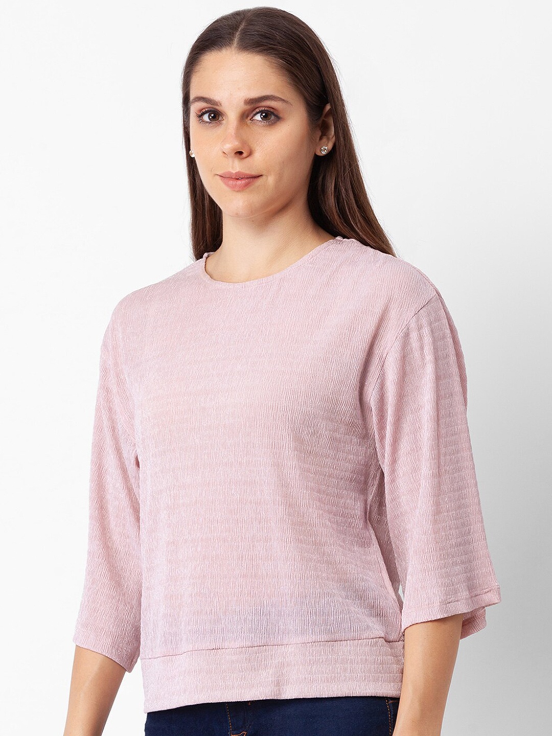 

Globus Women Pink Solid Top