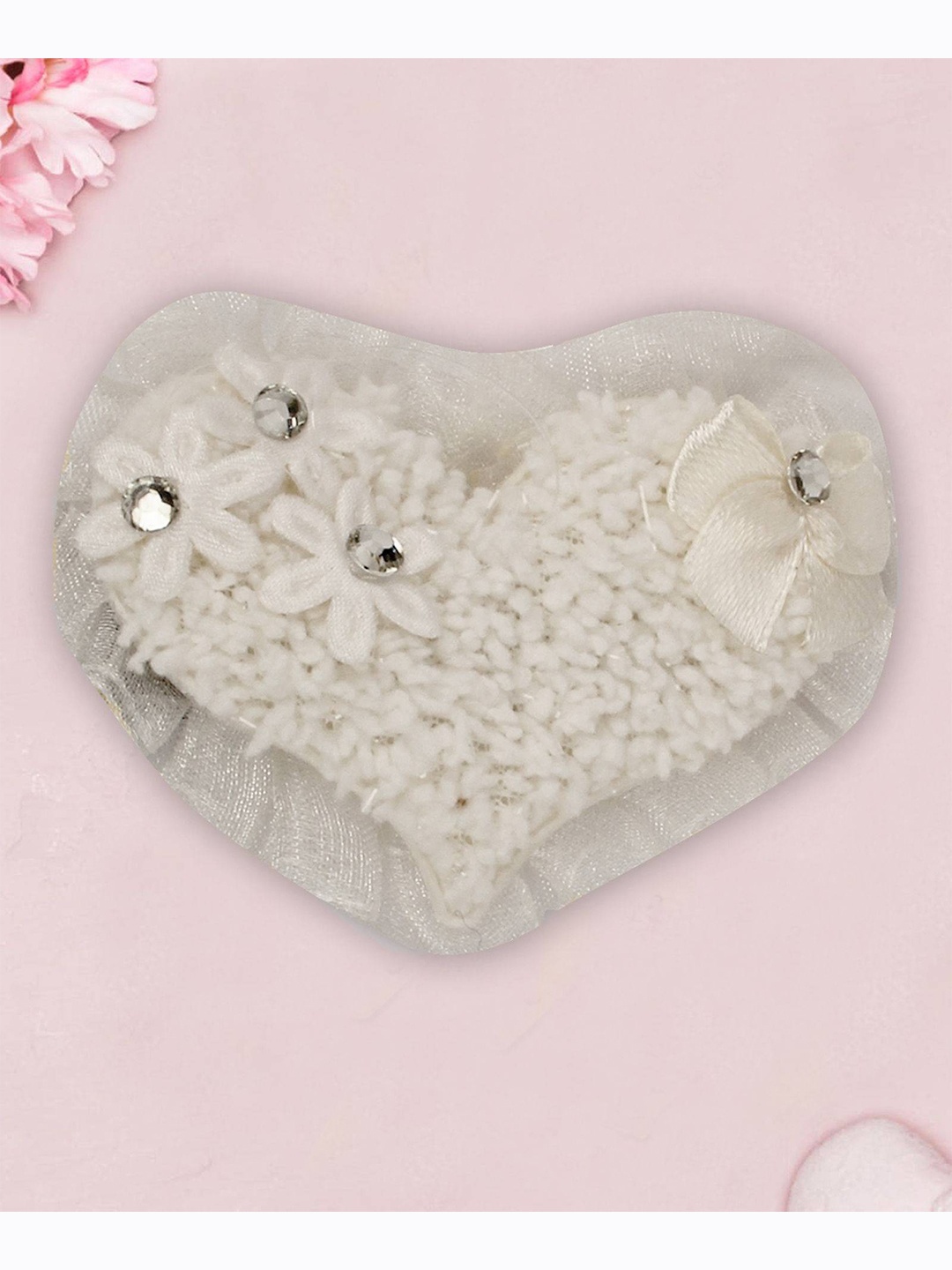 

Butterthief Girls White Embellished Tic Tac Hair Clip