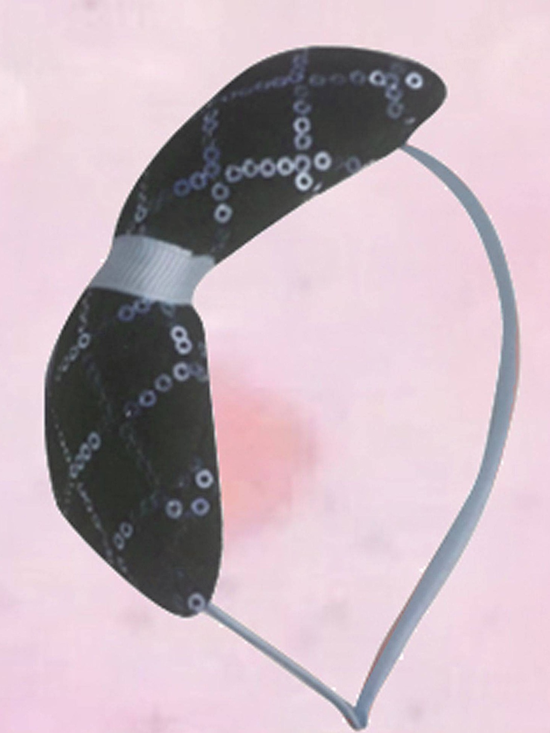 

Butterthief Girls Grey & Black Embellished Hairband