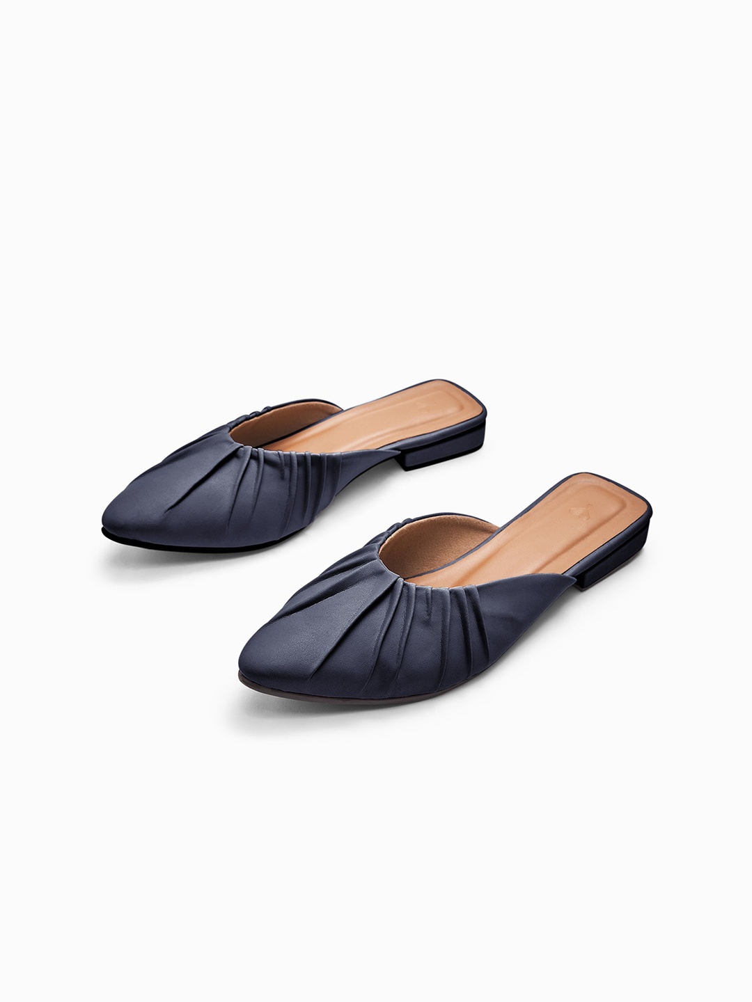 

The Label Life Women Blue Mules Flats