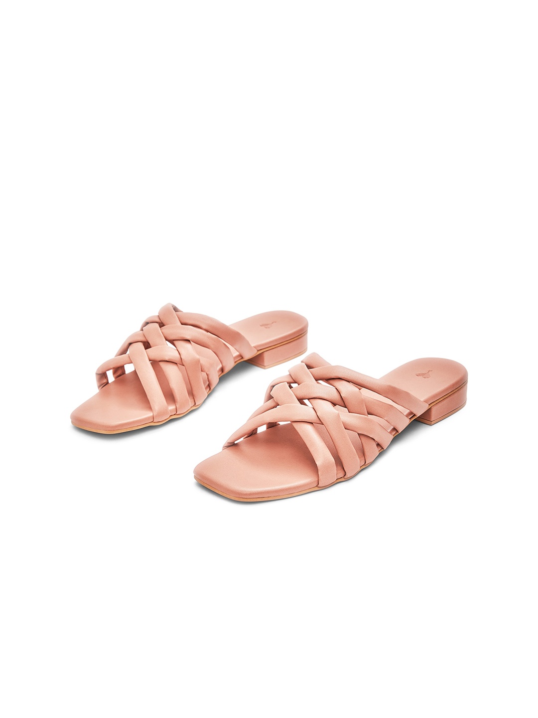 

The Label Life Women Pink Open Toe Flats