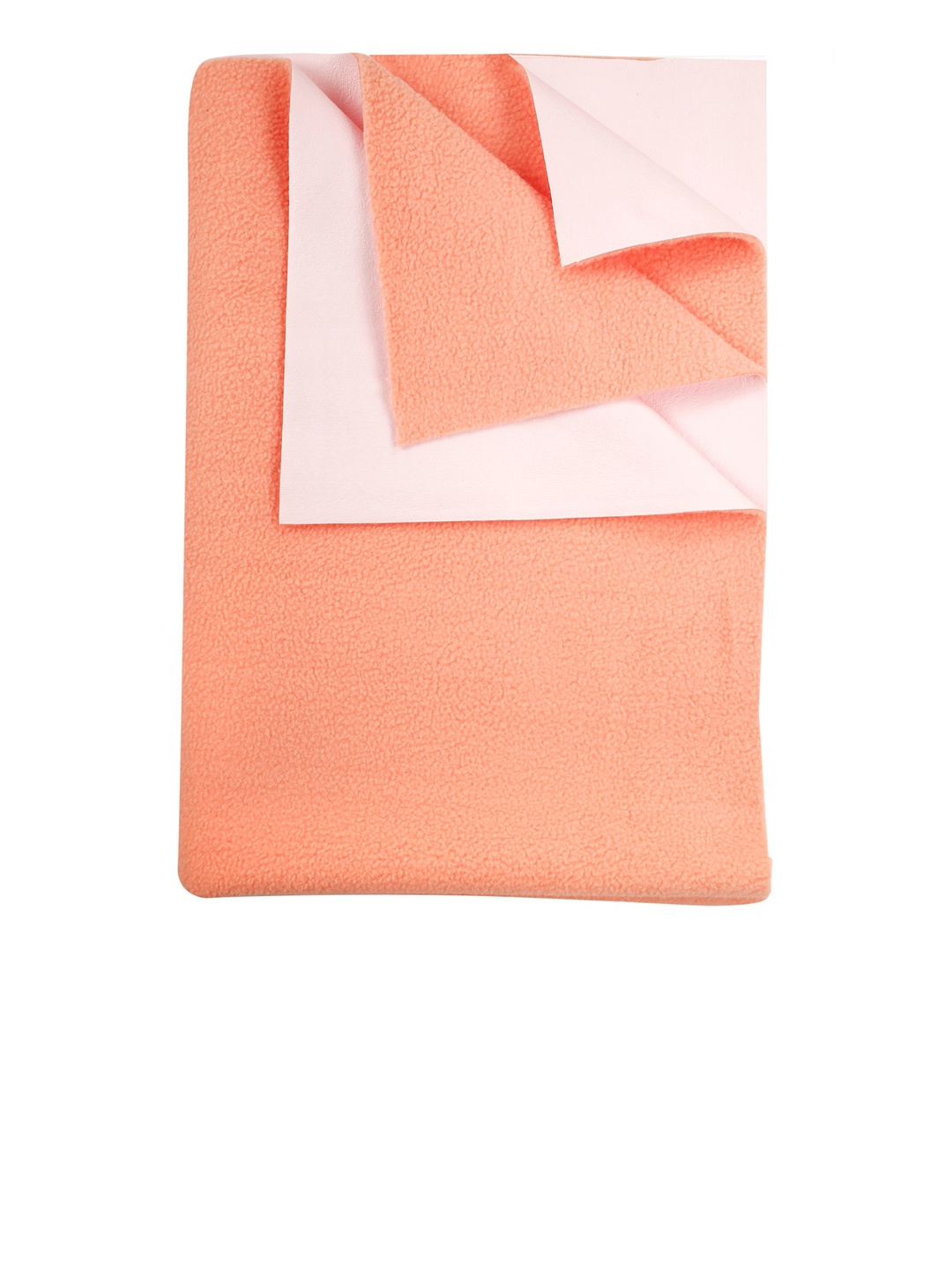 

Baby Moo Kids Orange Solid Water-Resistant Bed Protector