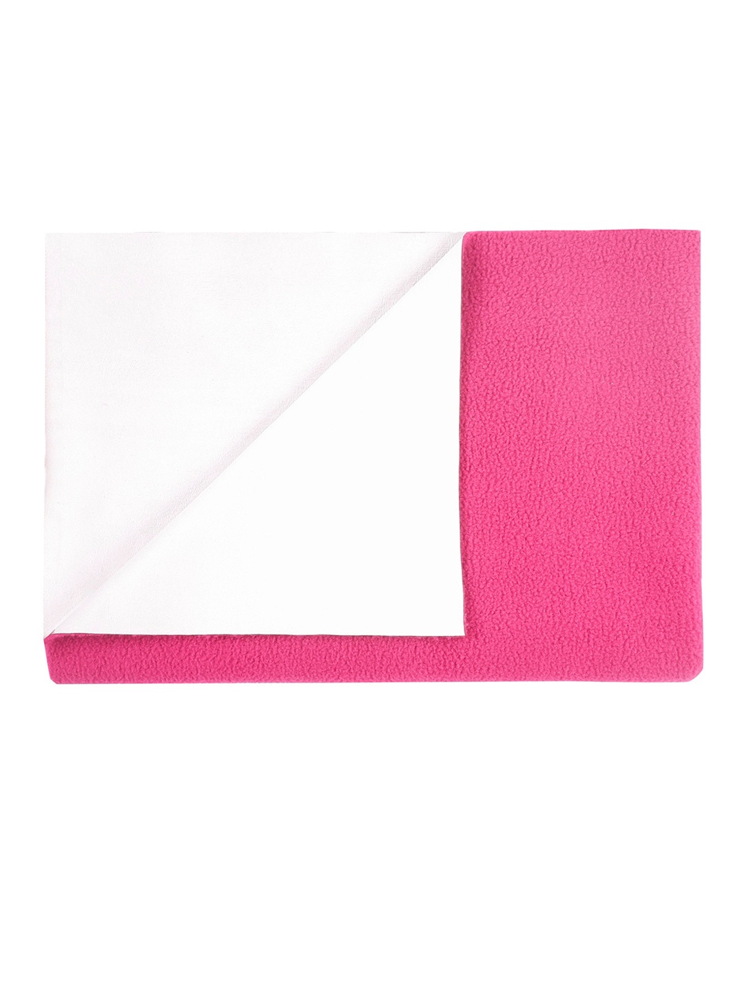 

Baby Moo Infants Magenta Pink Solid Mattress Protector