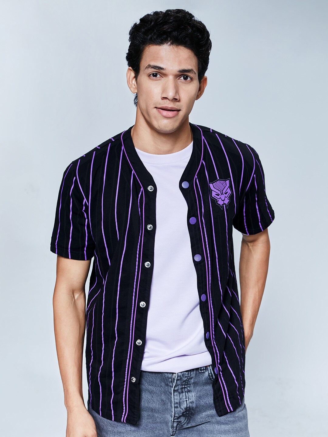

The Souled Store Men Black Casual Shirt