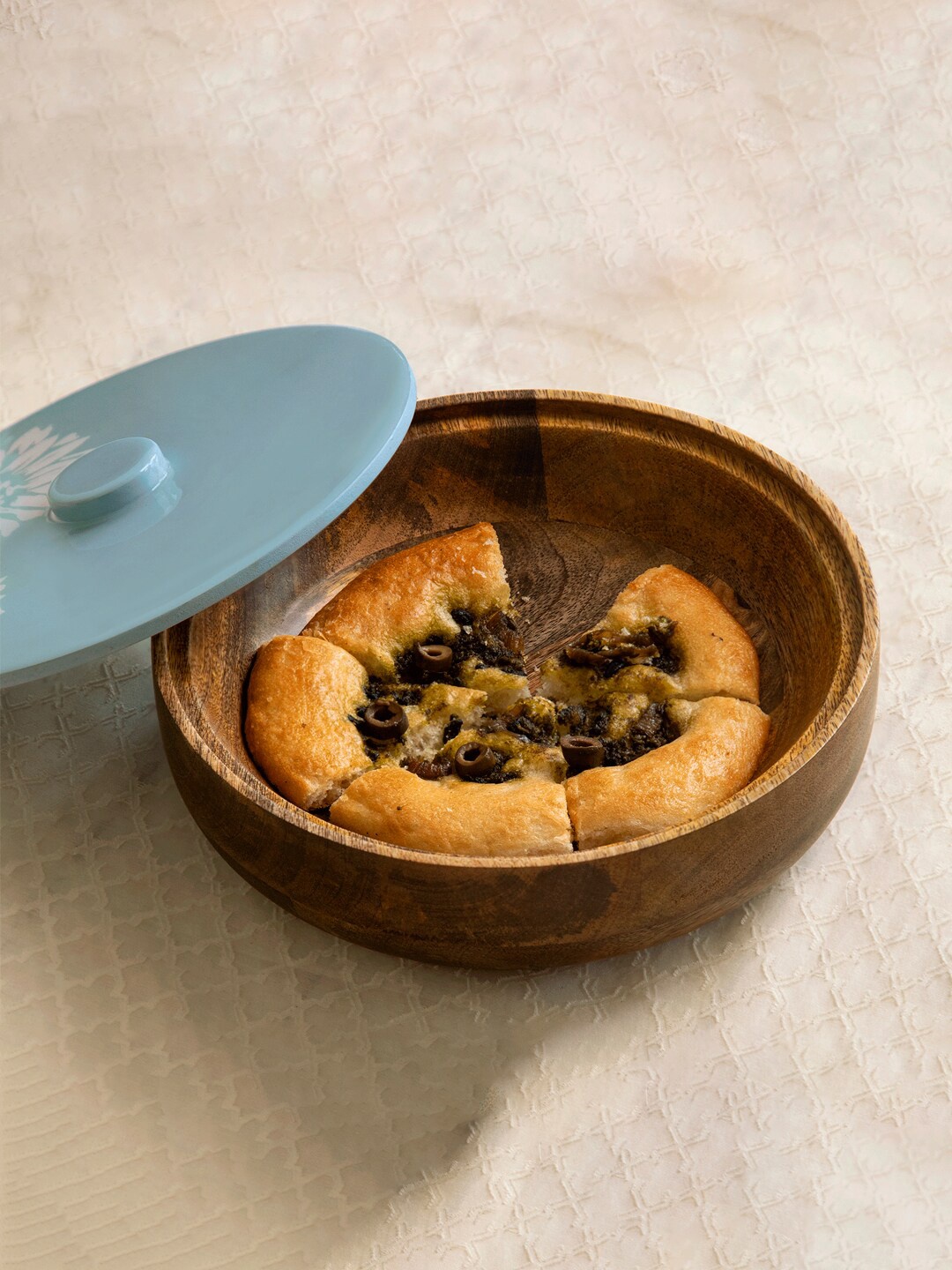 

ellementry Blue & Brown 1 Pieces Matte Dinner Set
