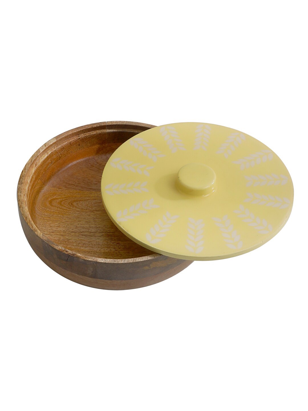 

ellementry Yellow & Brown 1 Pieces Textured Matte Dinner Set