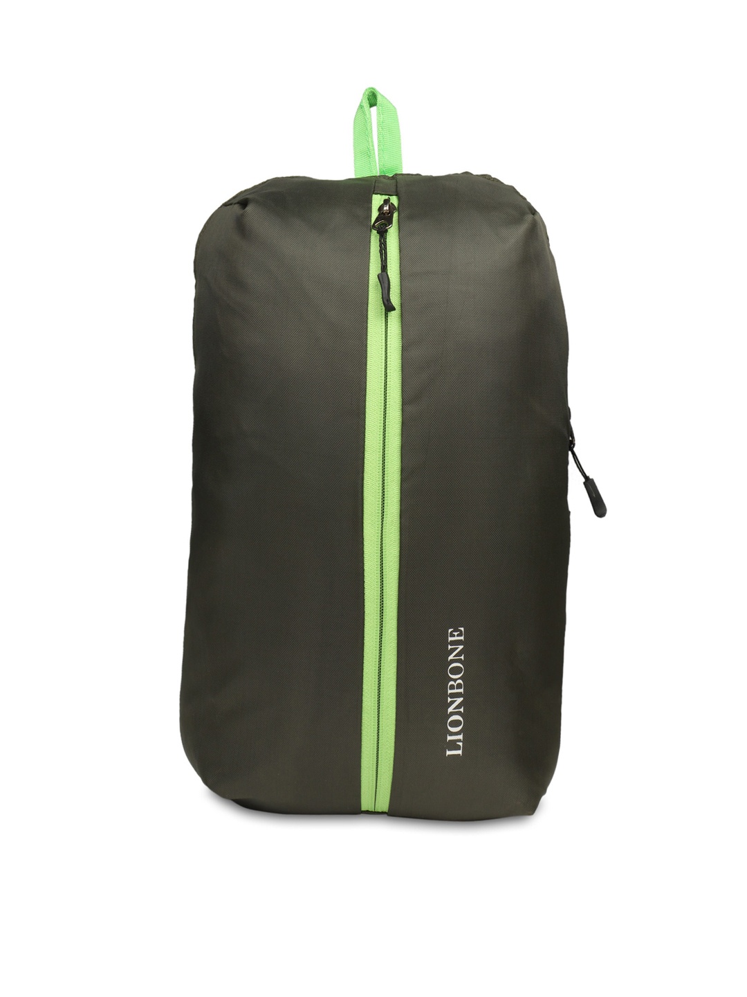 

LIONBONE Unisex Green & Black Geometric Backpack