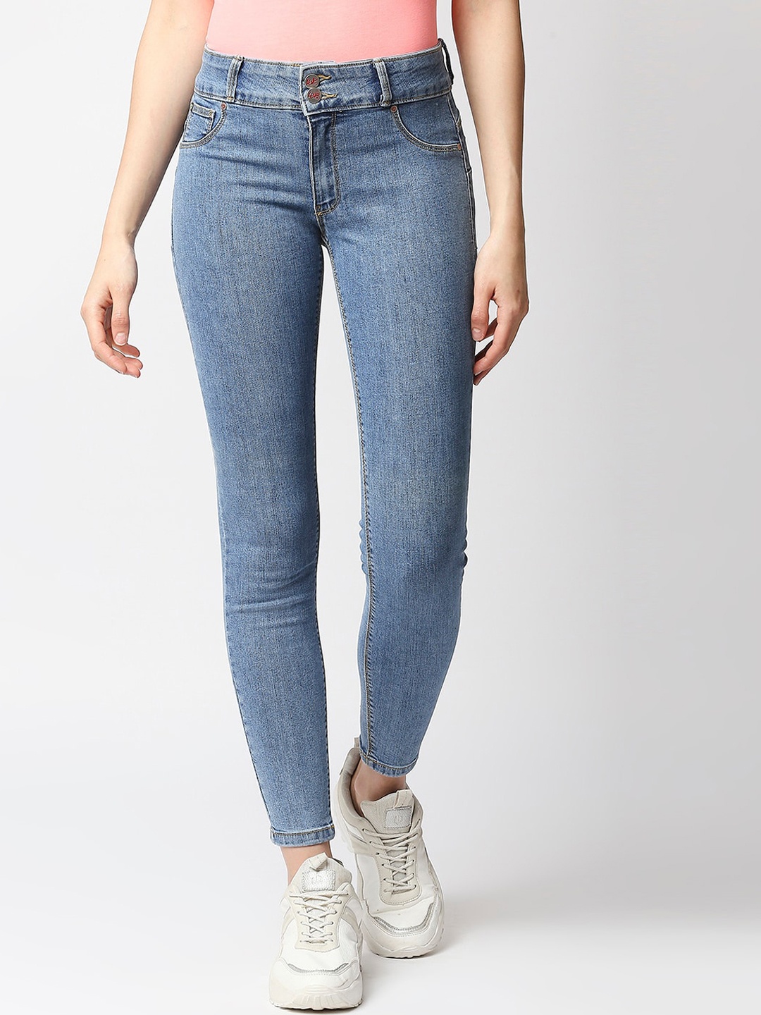

LOVEGEN Women Blue Comfort Skinny Fit Light Fade Stretchable Jeans
