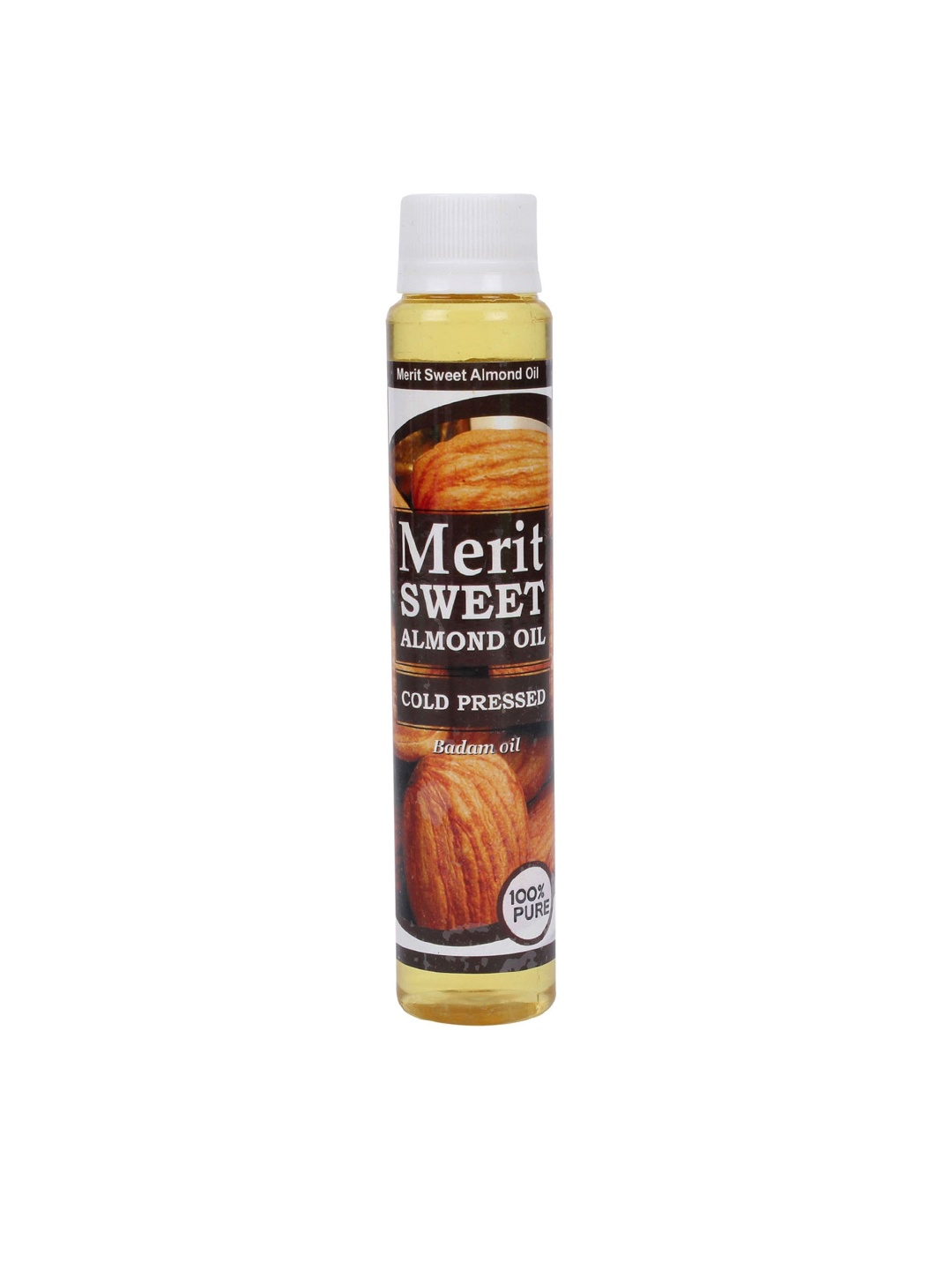 

Merit VCO 100% Pure Cold Pressed Sweet Almond Oil - 100 ml, Brown