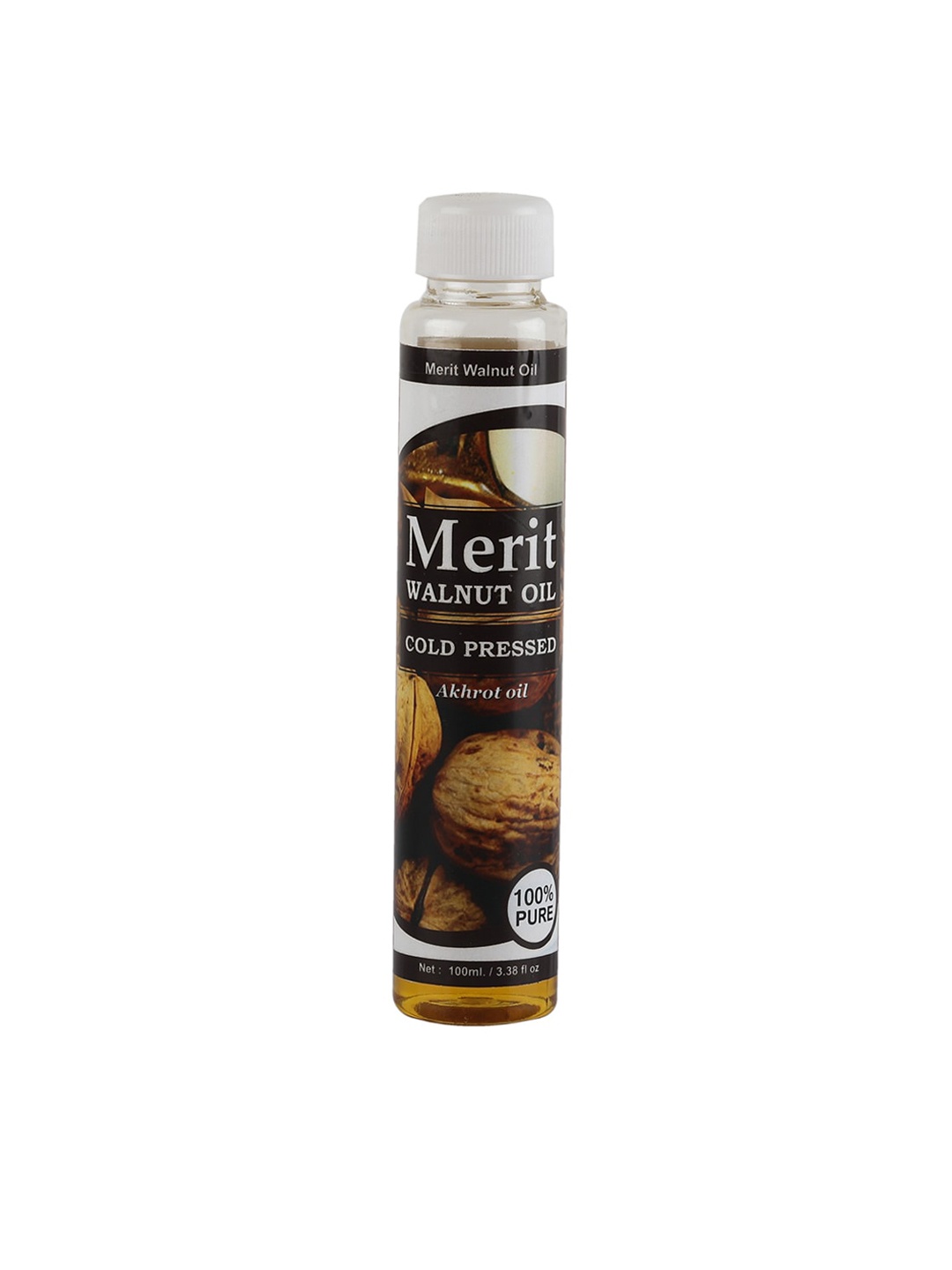 

Merit VCO 100% Pure Cold Pressed Walnut Oil - 100 ml, Brown