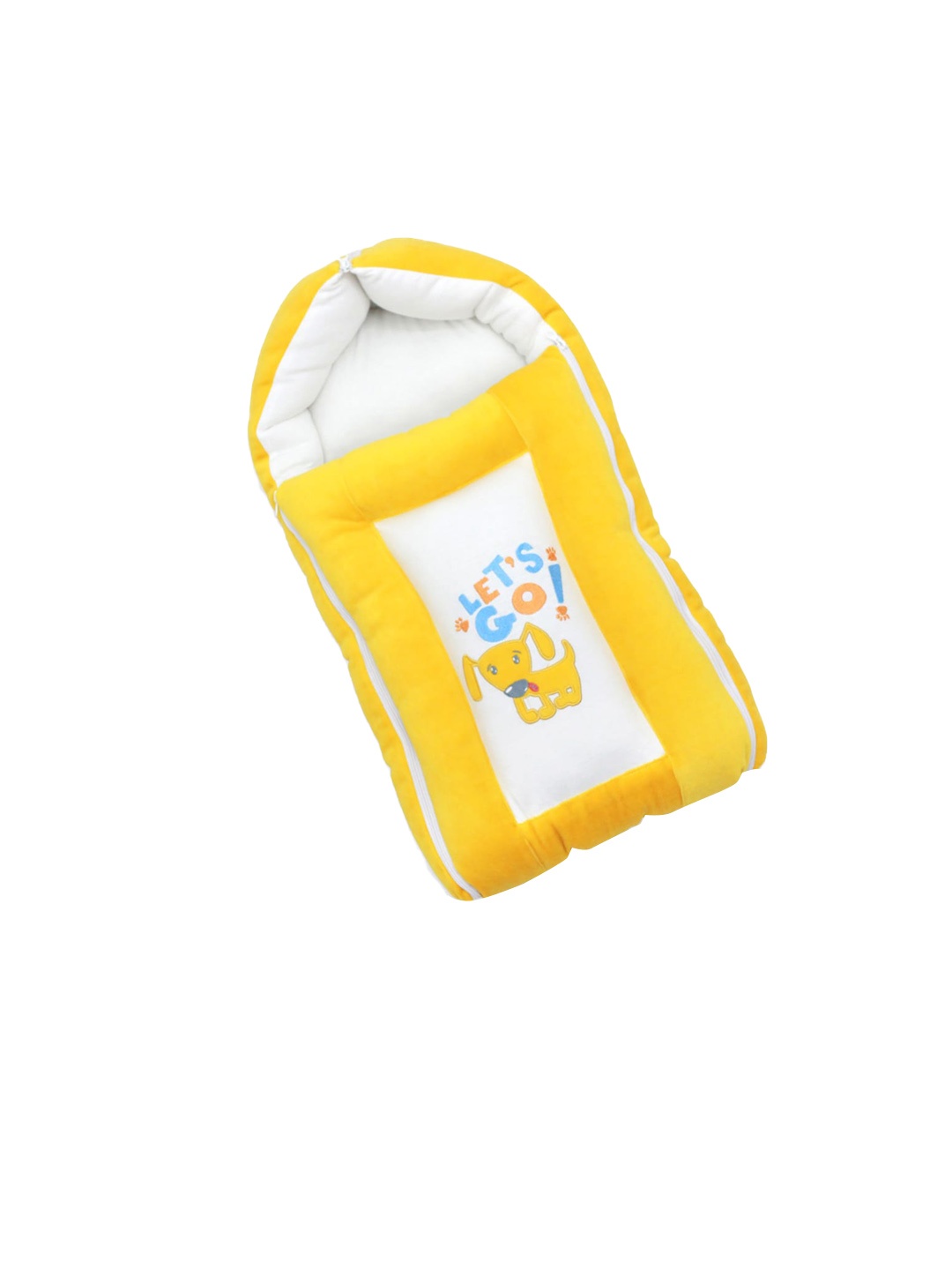 

Born Babies Kids Yellow & White Printed Sleeping Bag