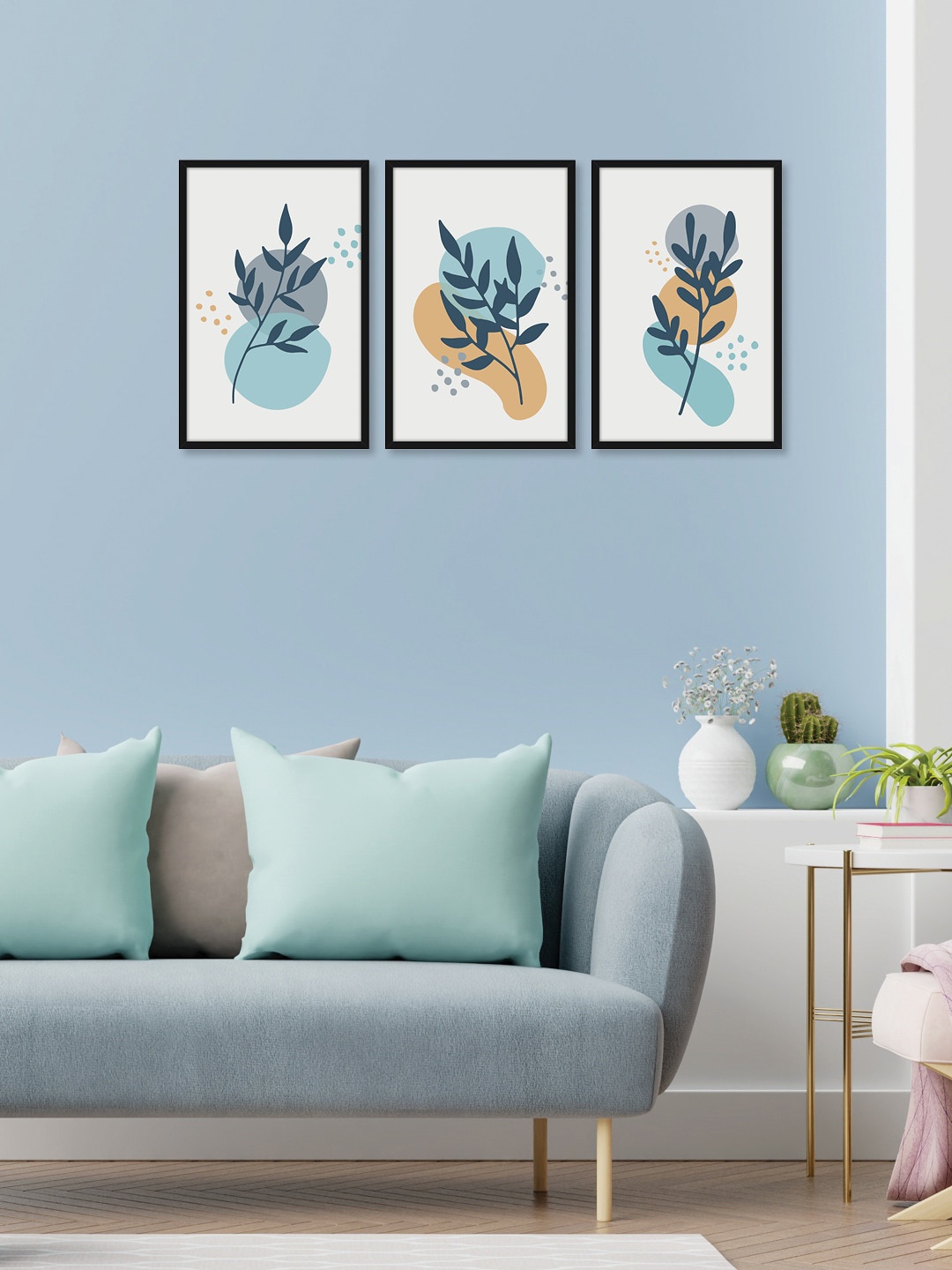 

RANDOM Set of 3 Beach Leaves Wall Art, Multi