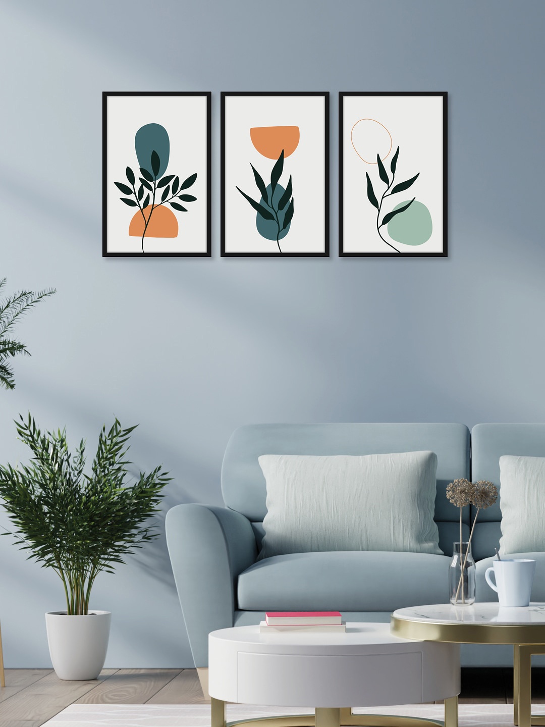 

RANDOM Set of 3 Various Leaves Wall Art, Multi