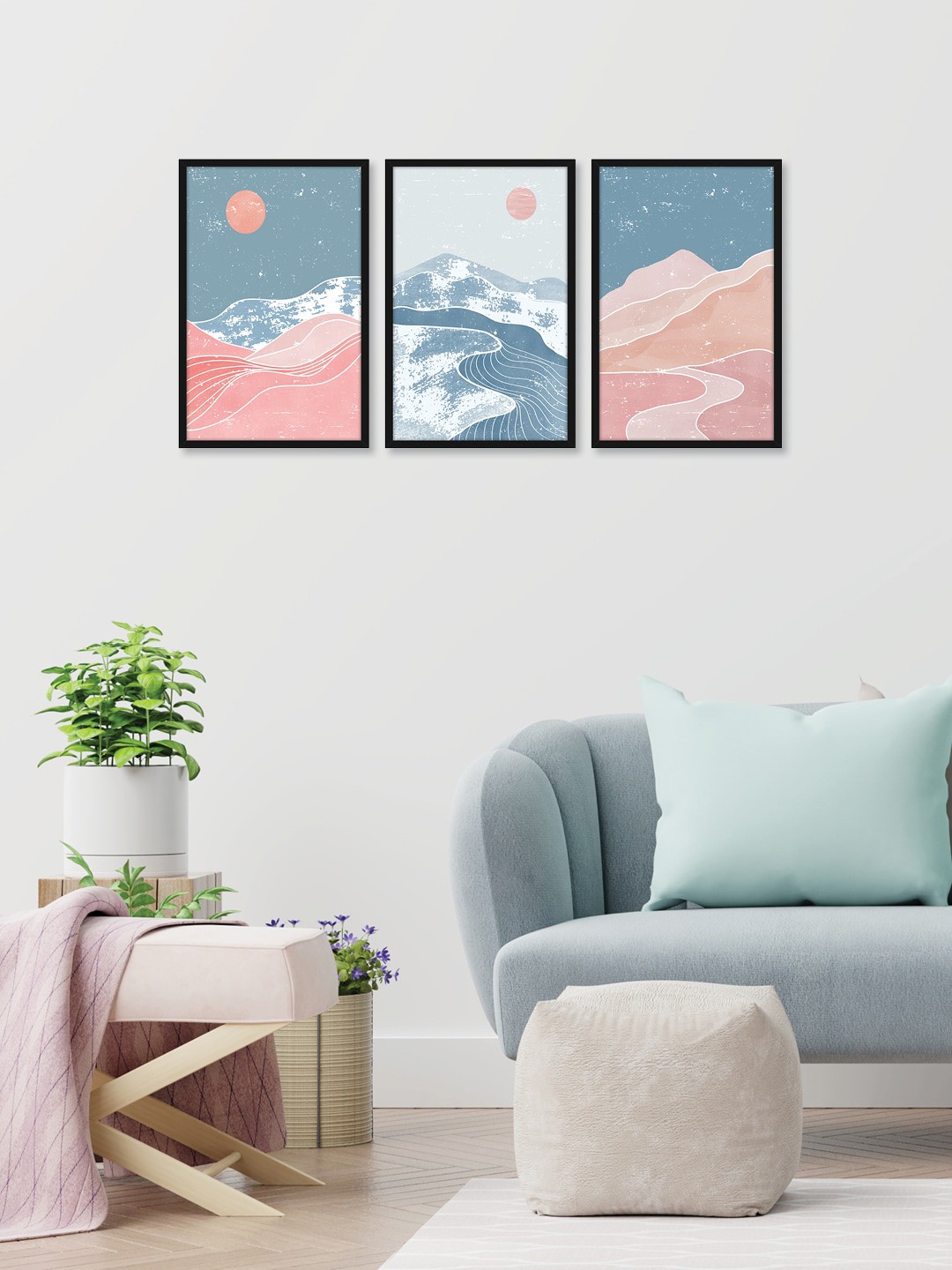 

Random Set of 3 Beautiful Scenery Wall Art, Multi